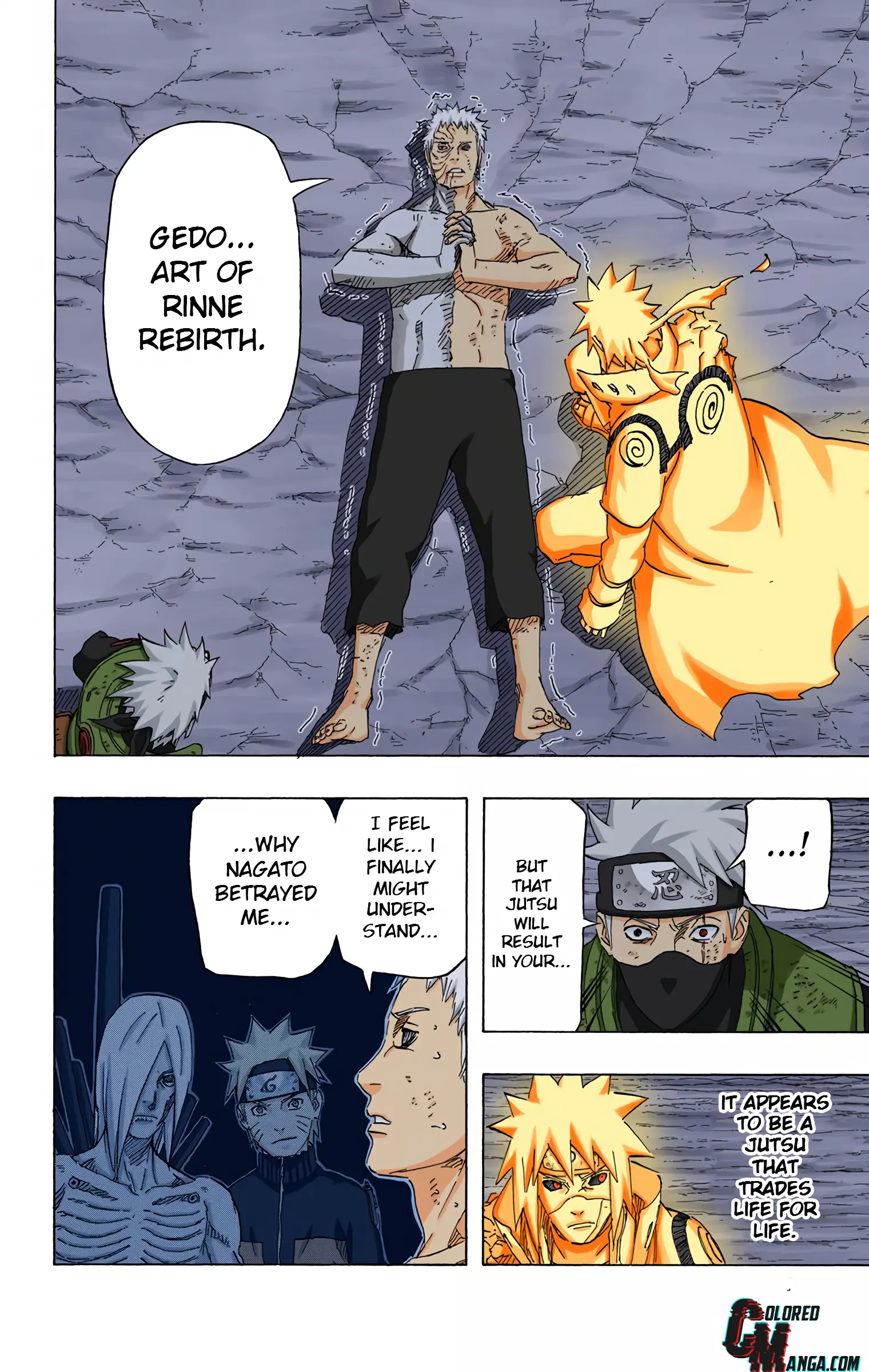 Naruto Colored Manga Online, chapter 656, page 12