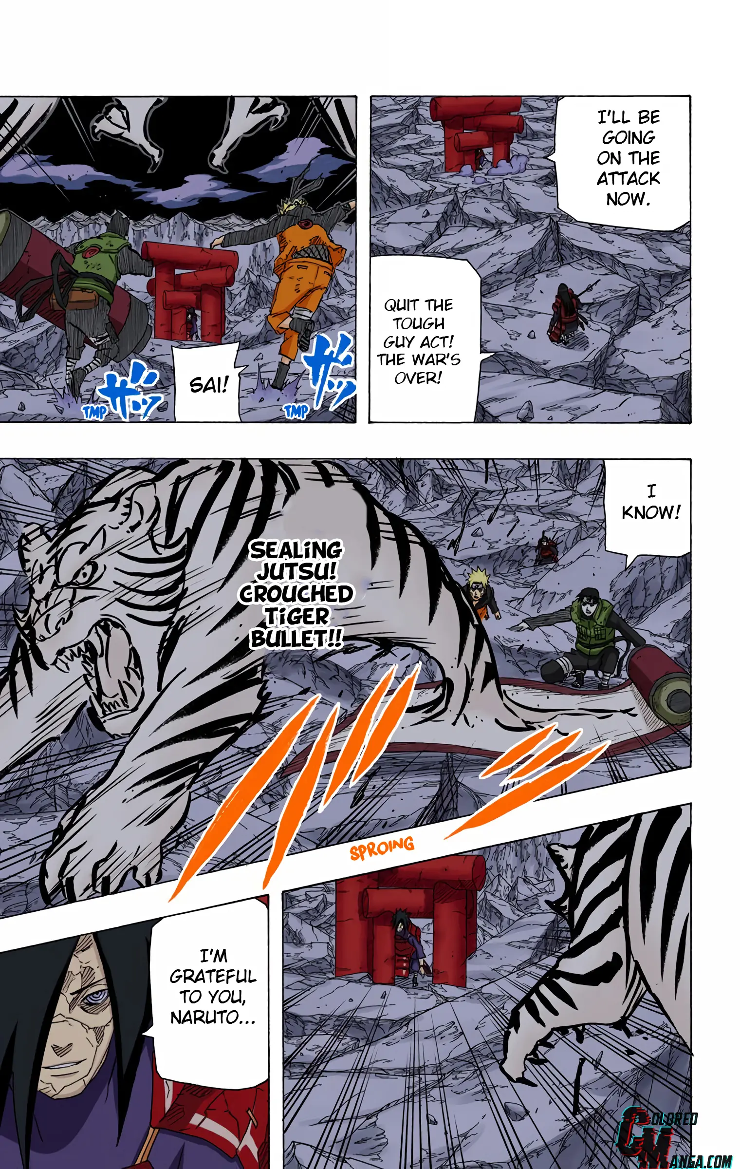 Naruto Colored Manga Online, chapter 656, page 15