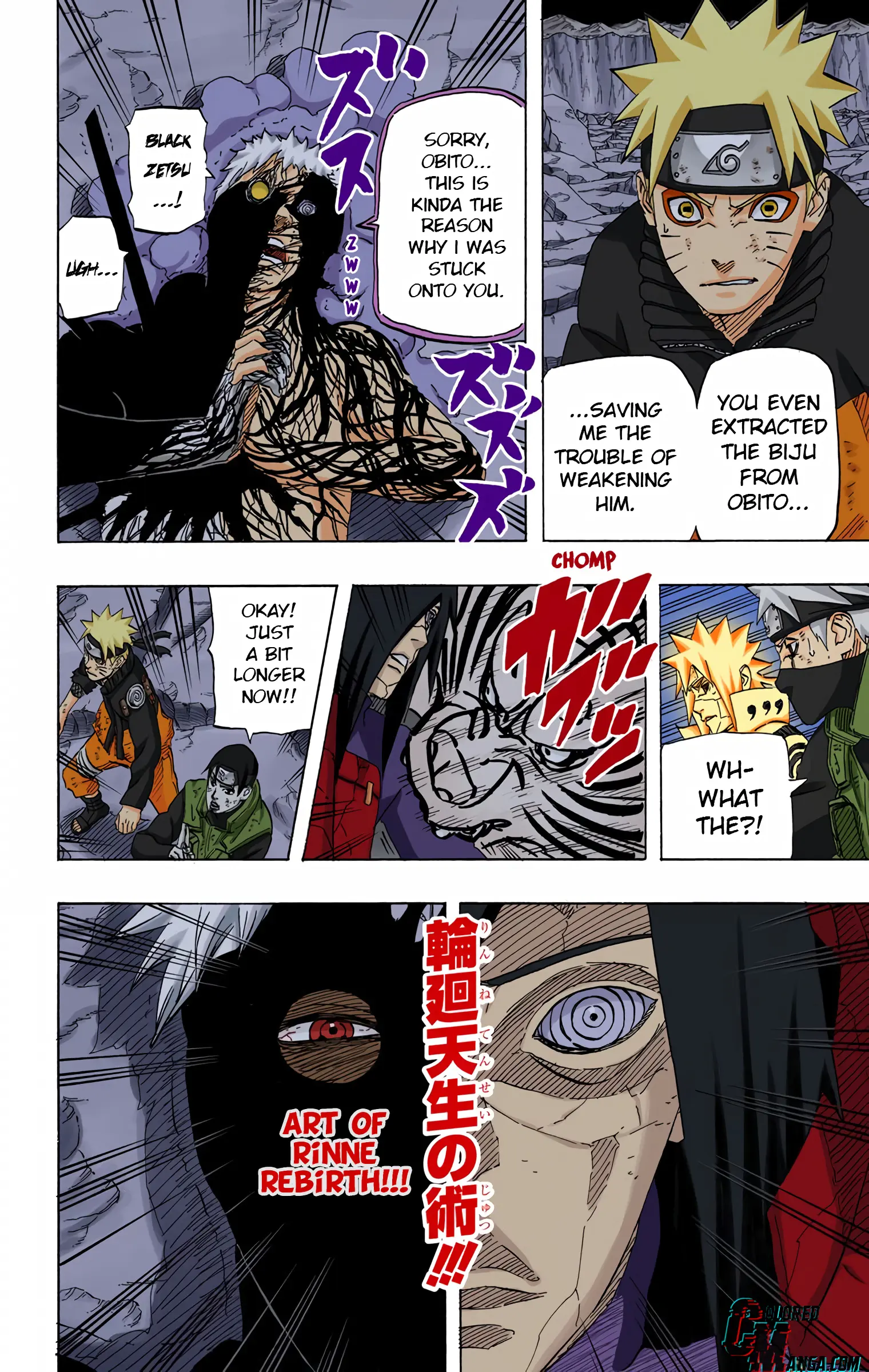 Naruto Colored Manga Online, chapter 656, page 16