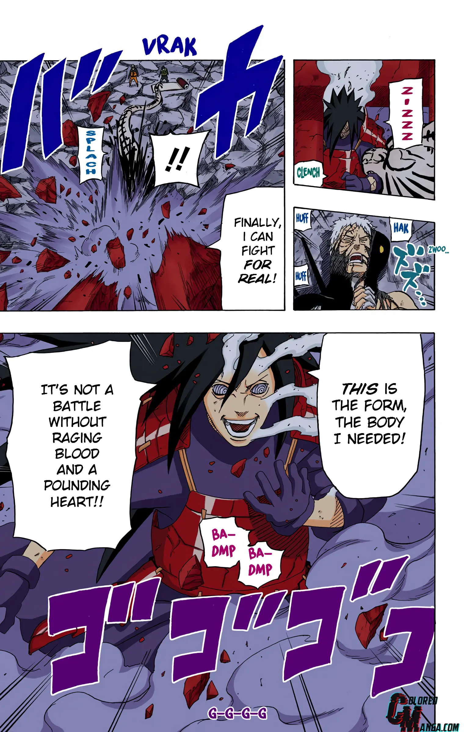 Naruto Colored Manga Online, chapter 656, page 17