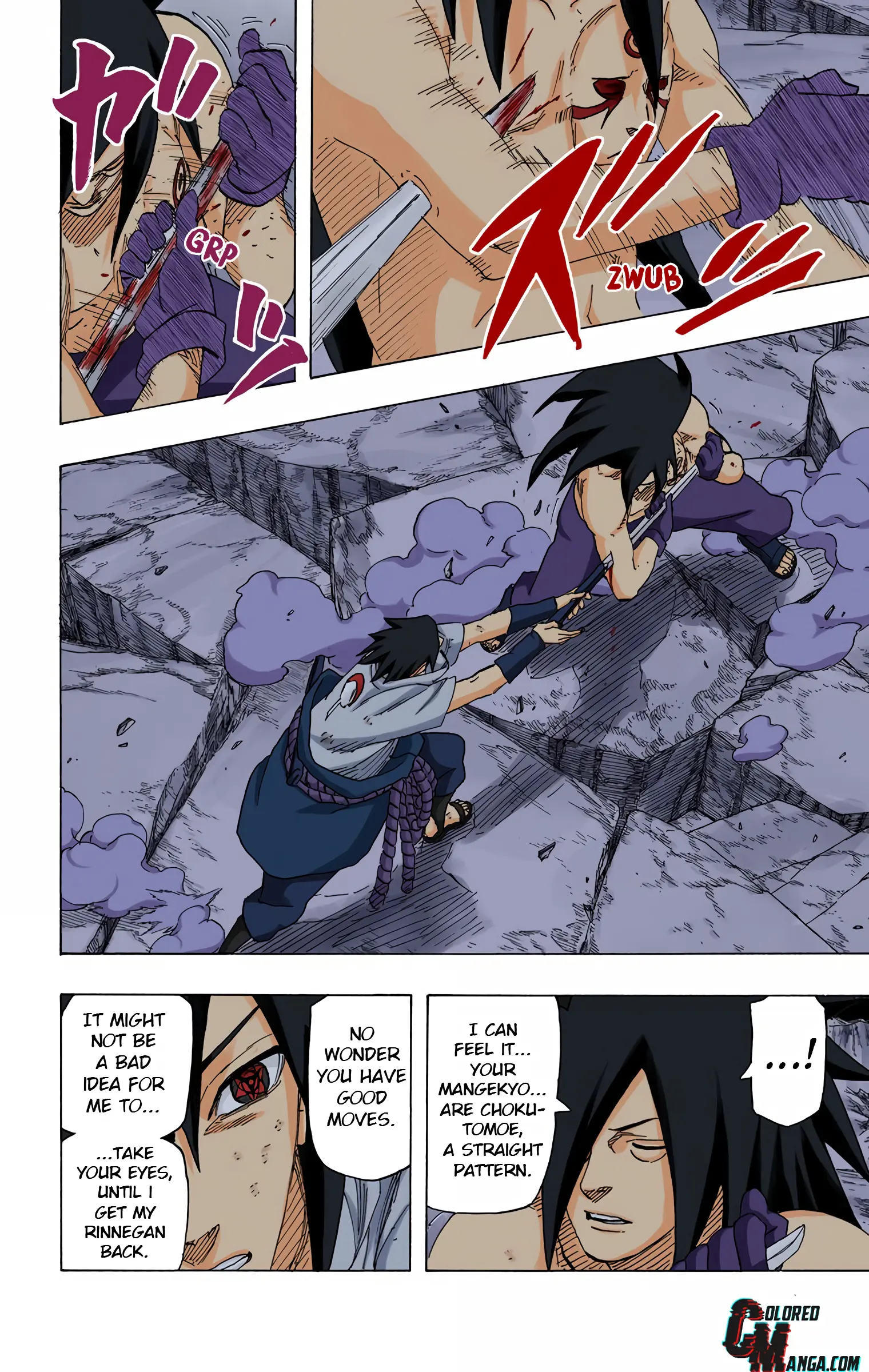 Naruto Colored Manga Online, chapter 657, page 8