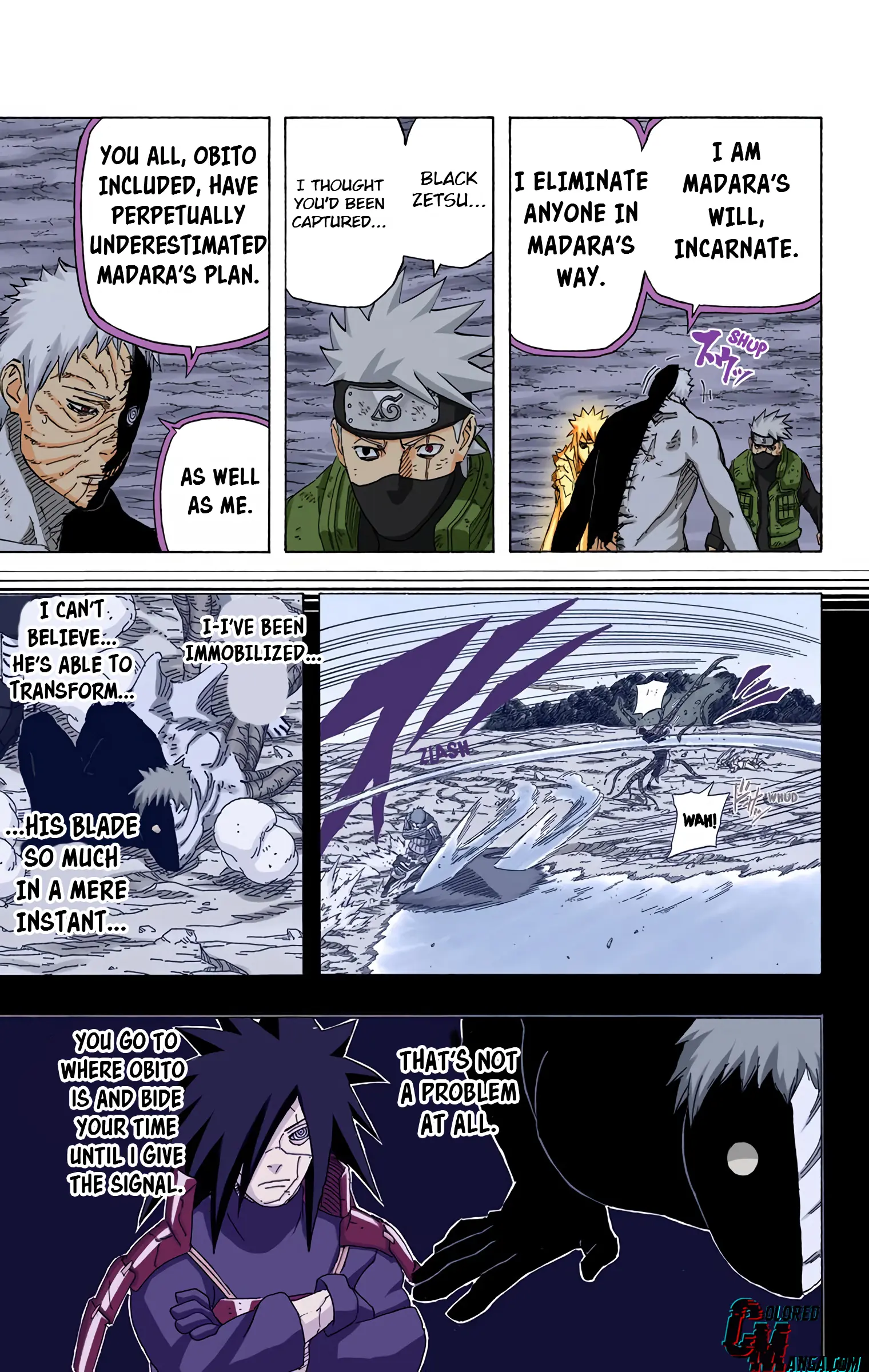 Naruto Colored Manga Online, chapter 657, page 11