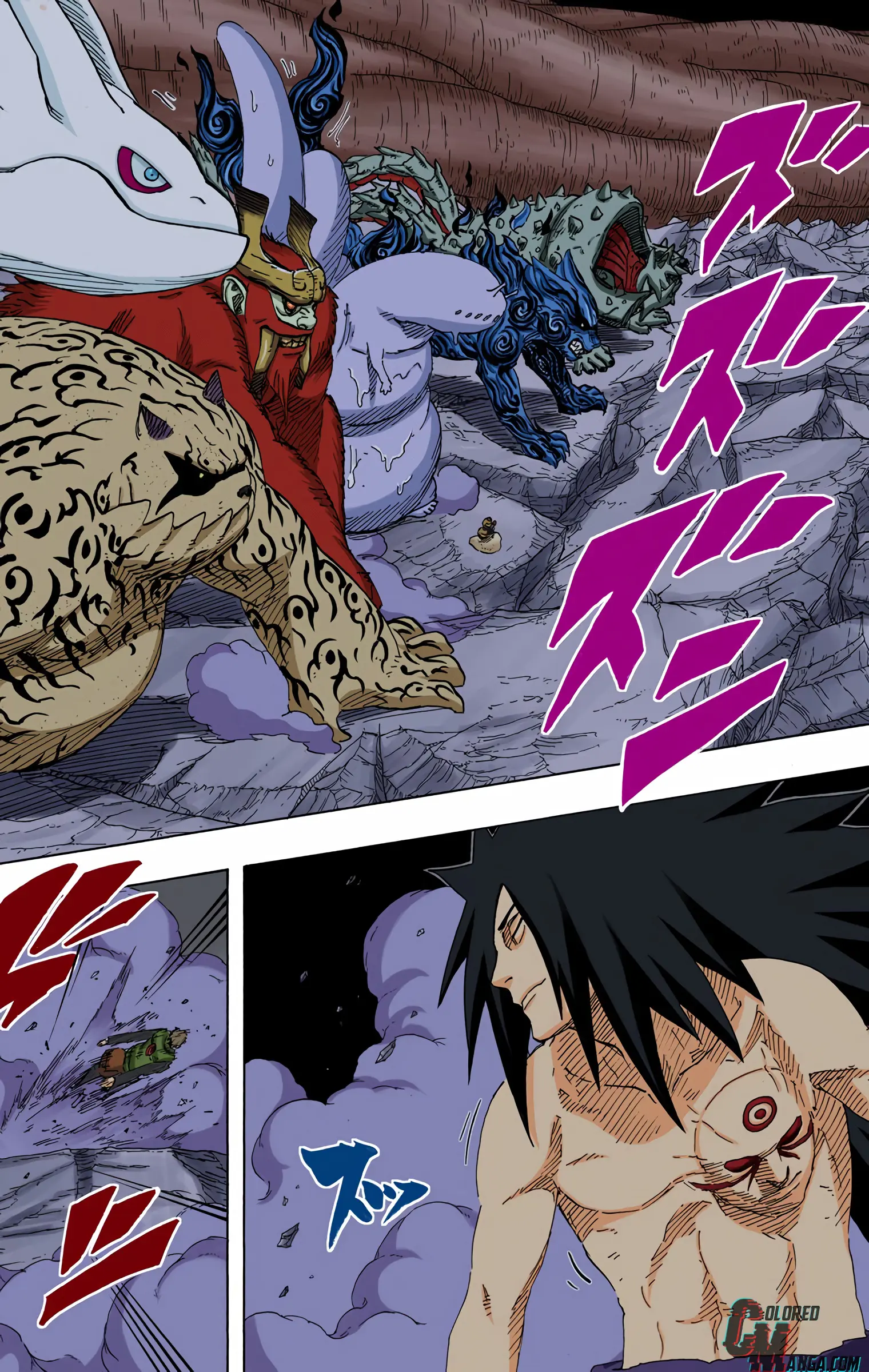 Naruto Colored Manga Online, chapter 658, page 8