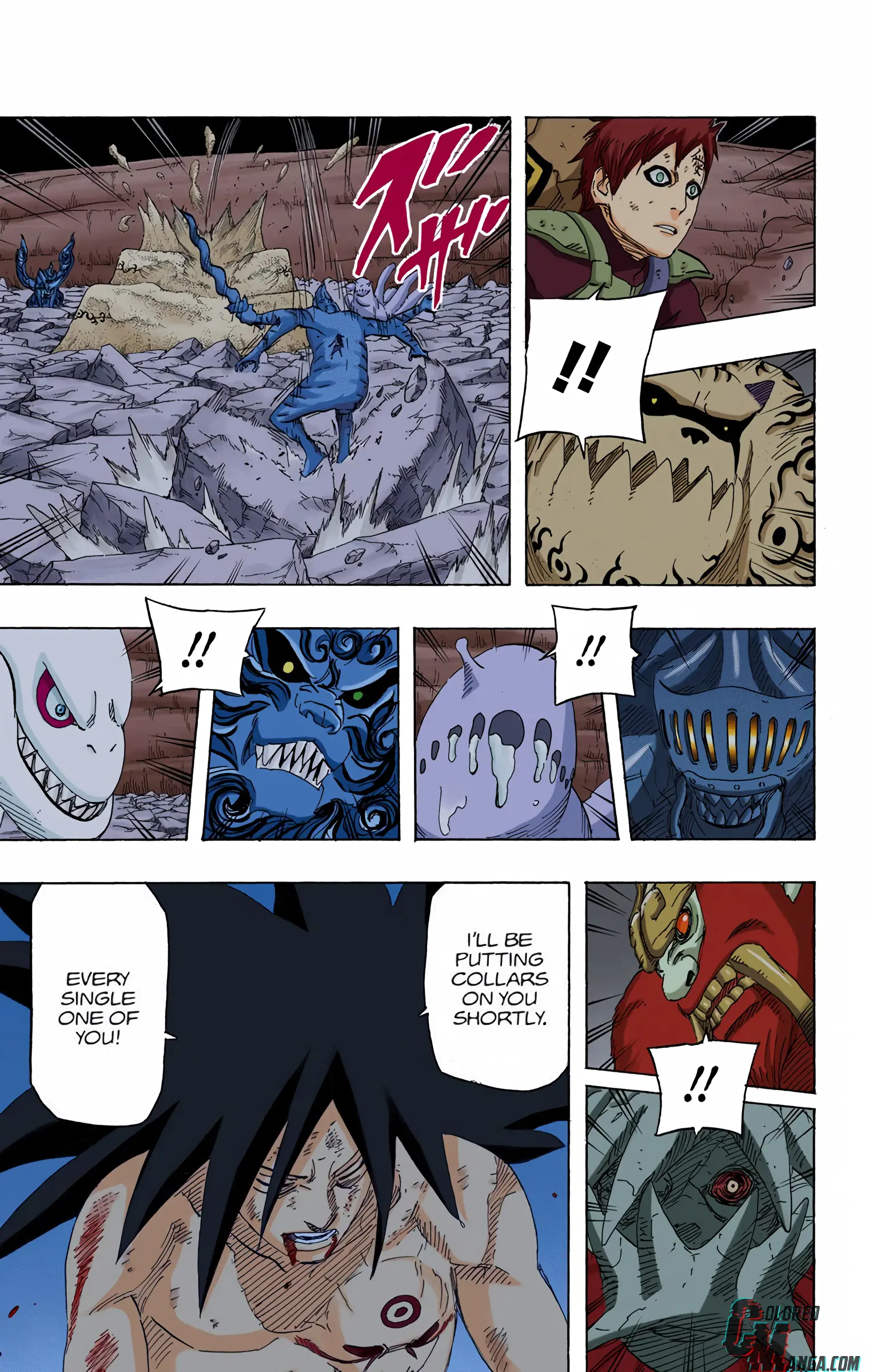 Naruto Colored Manga Online, chapter 658, page 17
