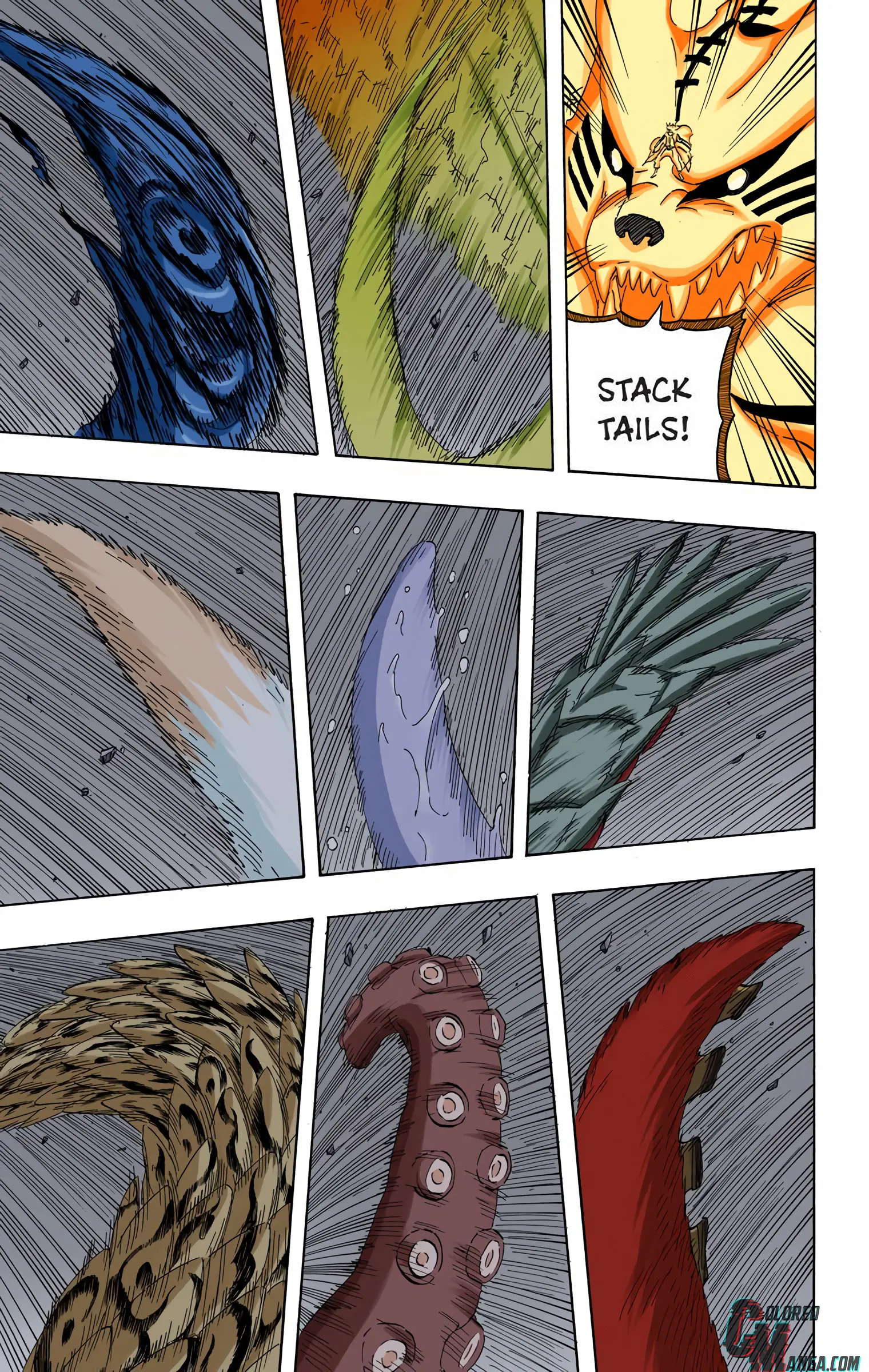 Naruto Colored Manga Online, chapter 658, page 19
