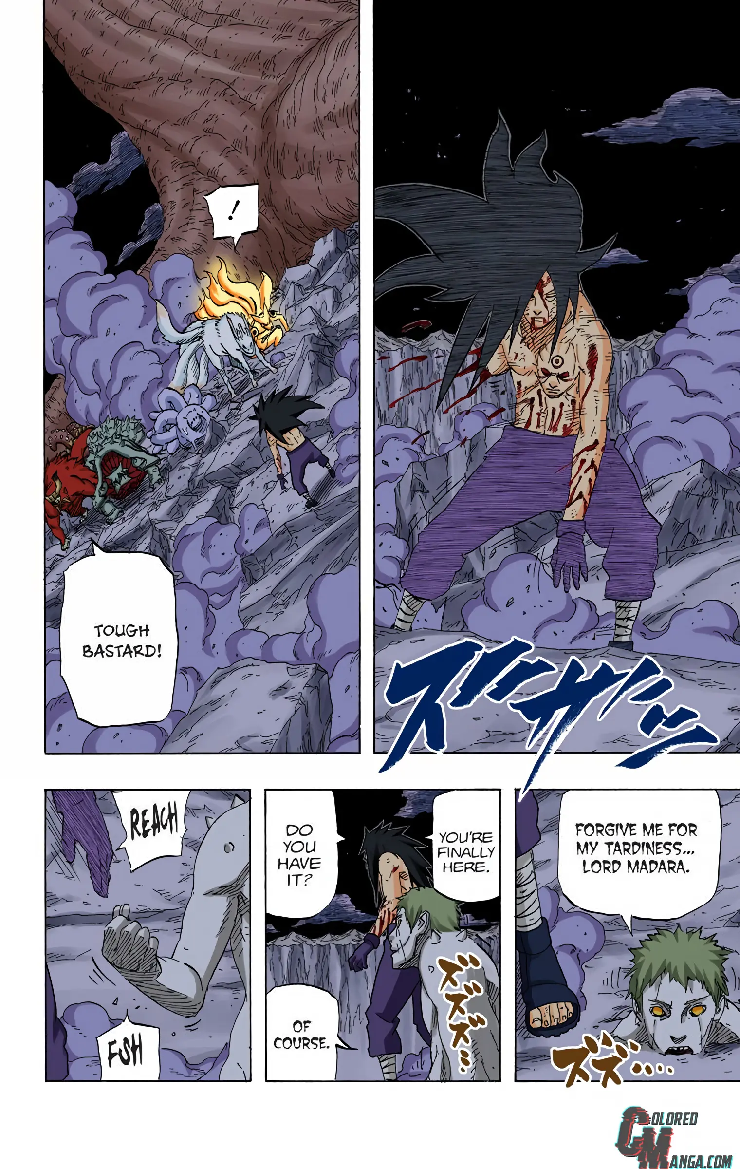 Naruto Colored Manga Online, chapter 658, page 21