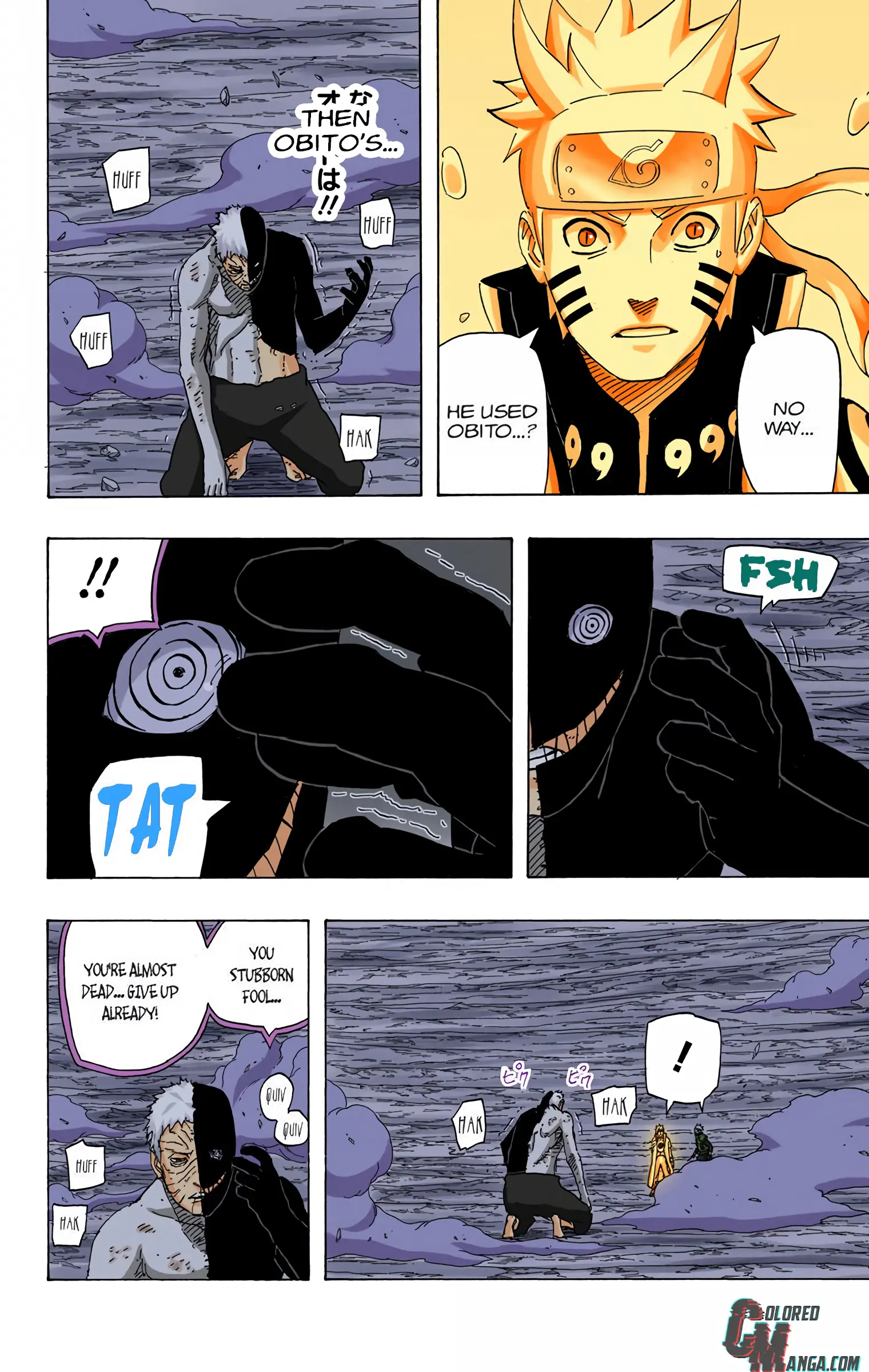 Naruto Colored Manga Online, chapter 659, page 8