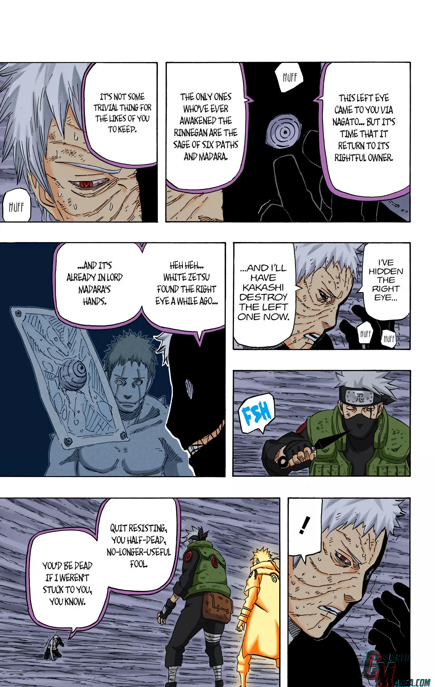 Naruto Colored Manga Online, chapter 659, page 9