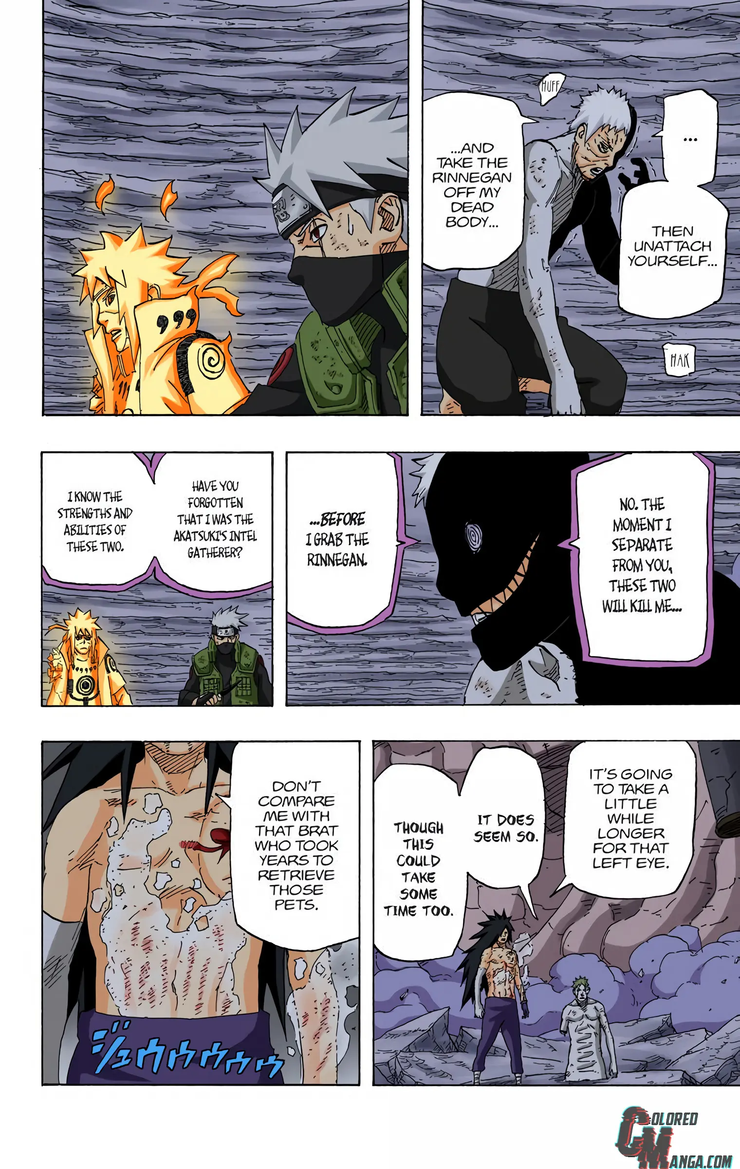 Naruto Colored Manga Online, chapter 659, page 10