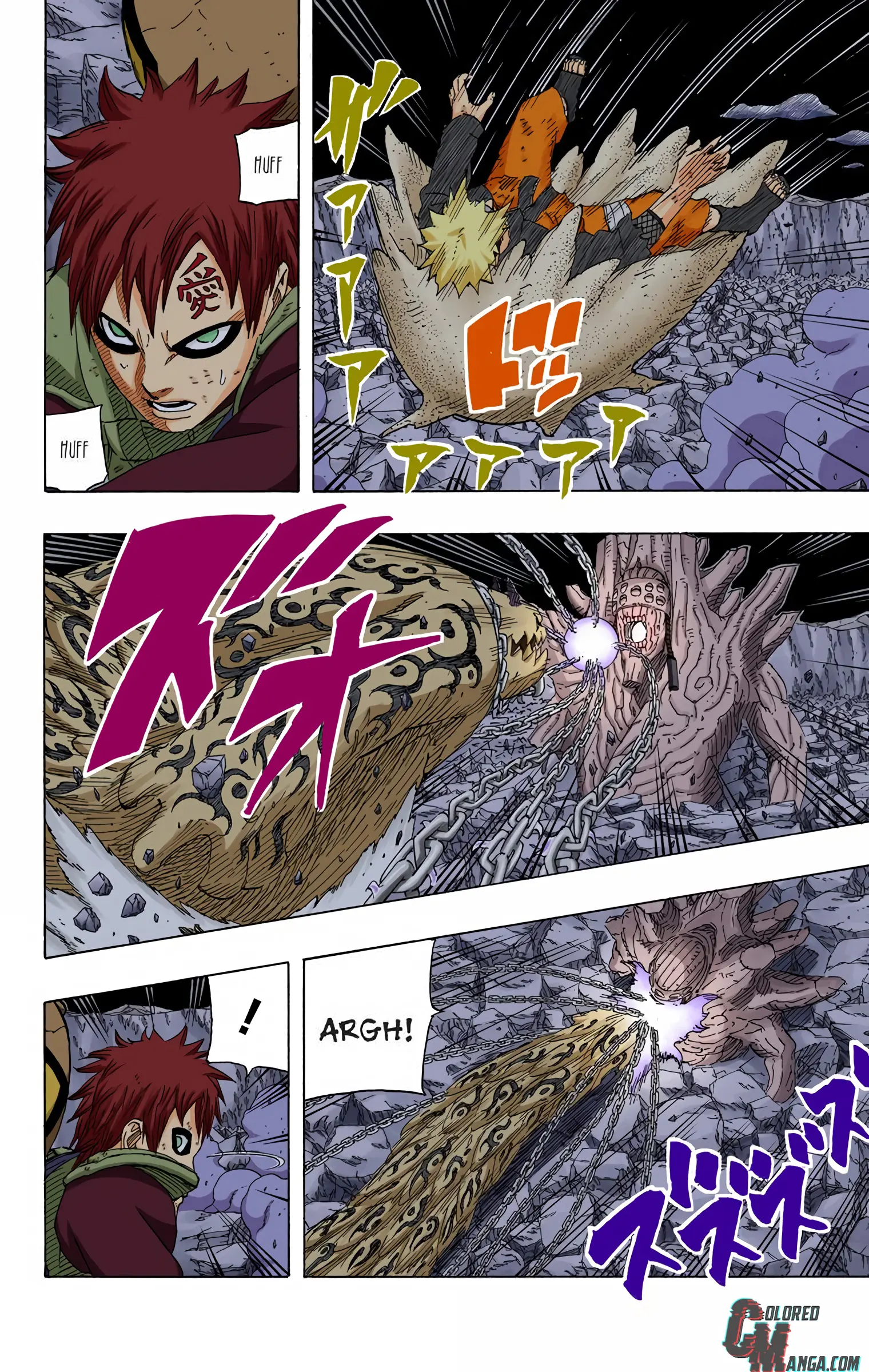 Naruto Colored Manga Online, chapter 661, page 2