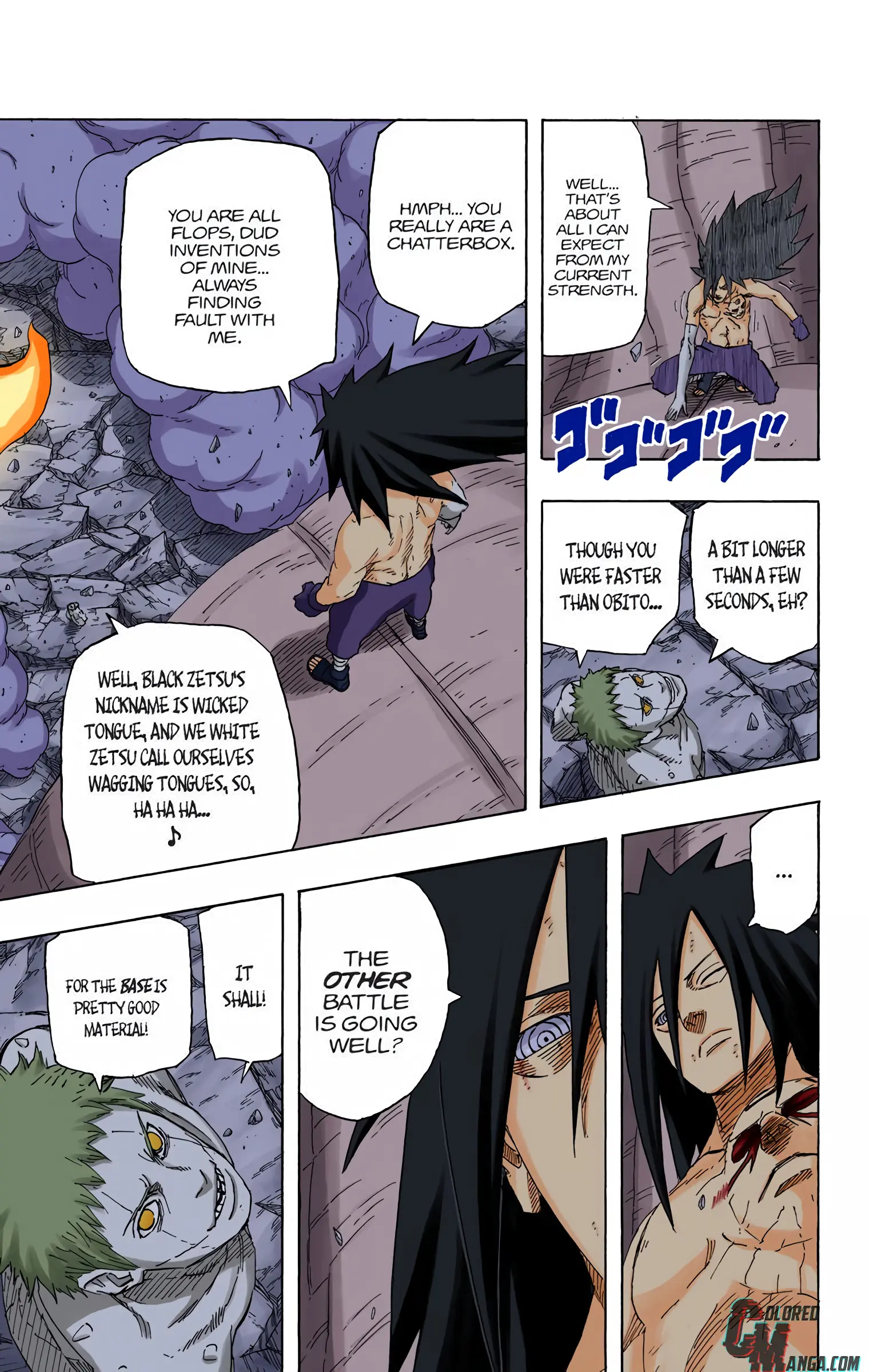 Naruto Colored Manga Online, chapter 661, page 5