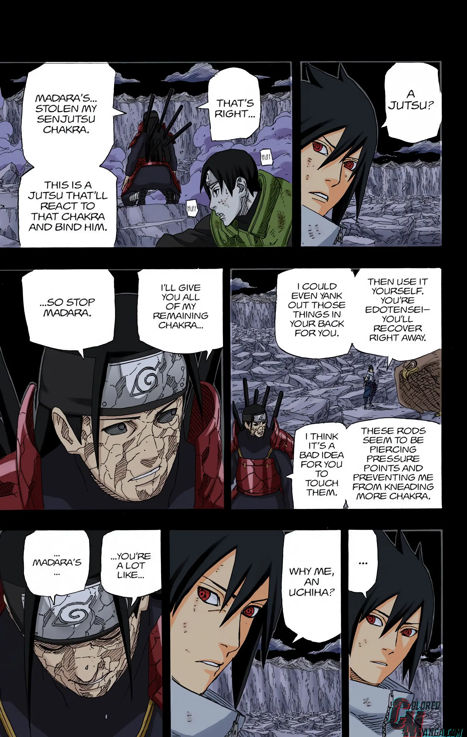 Naruto Colored Manga Online, chapter 661, page 11