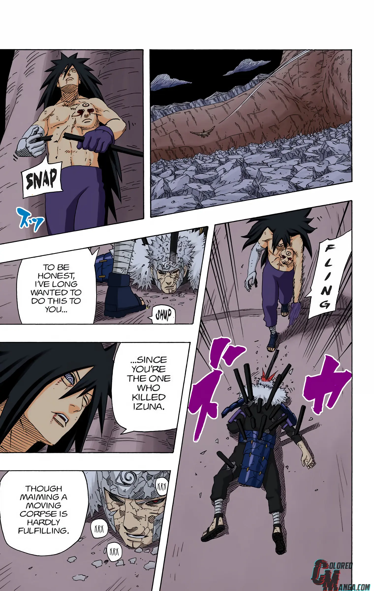 Naruto Colored Manga Online, chapter 661, page 13