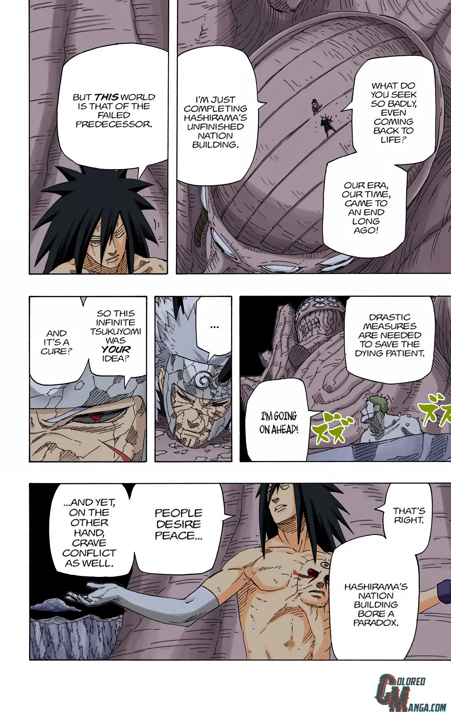 Naruto Colored Manga Online, chapter 661, page 14