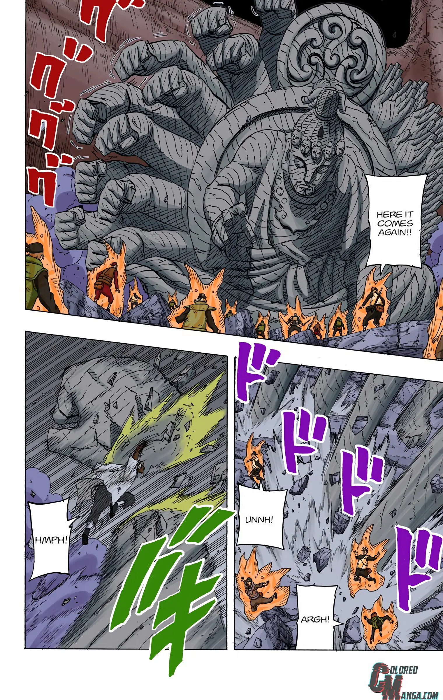 Naruto Colored Manga Online, chapter 662, page 5
