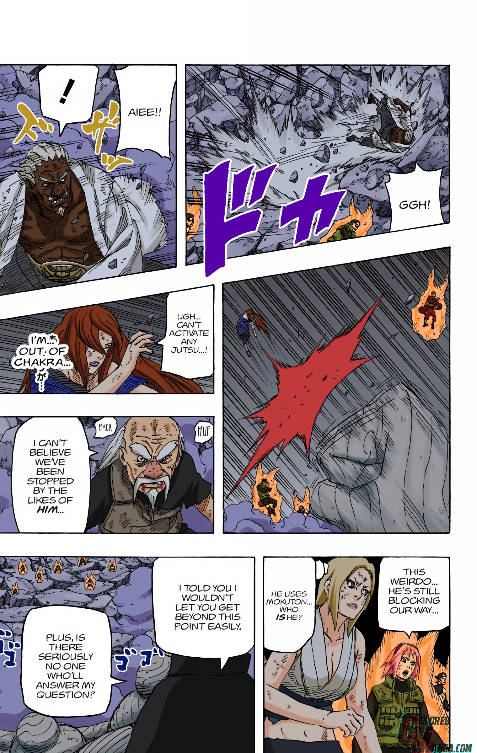 Naruto Colored Manga Online, chapter 662, page 6