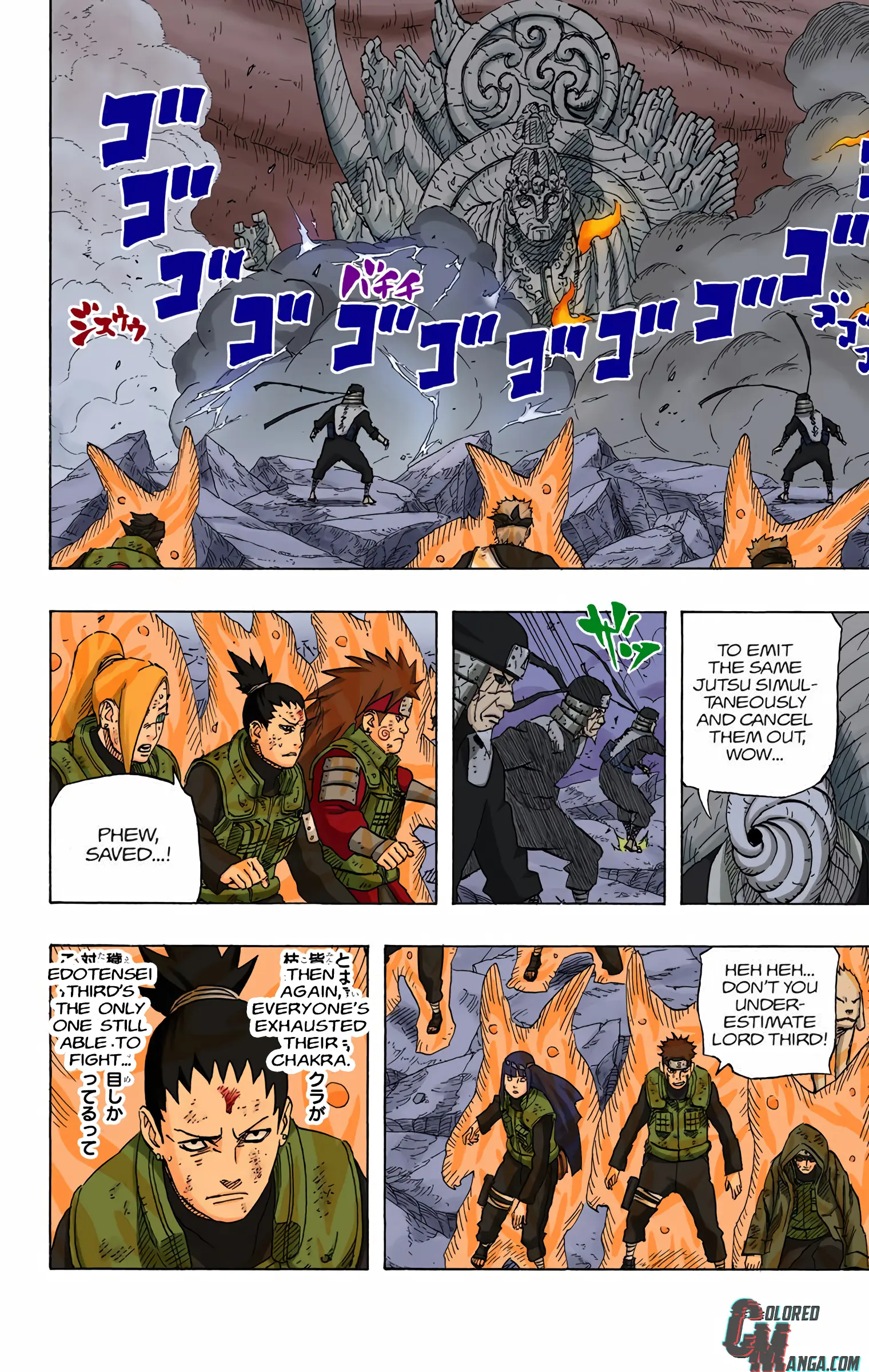 Naruto Colored Manga Online, chapter 662, page 8