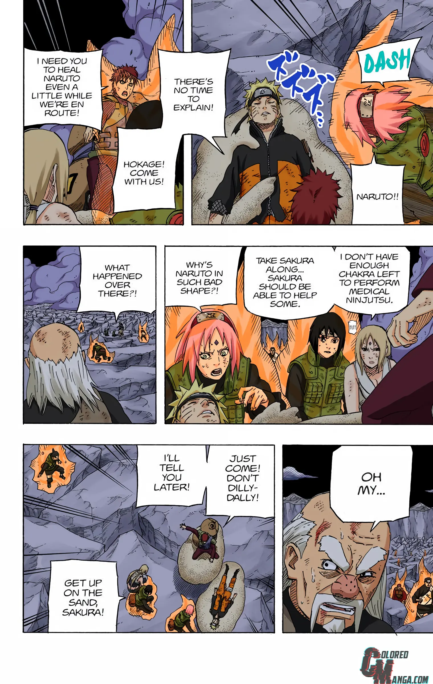 Naruto Colored Manga Online, chapter 662, page 12