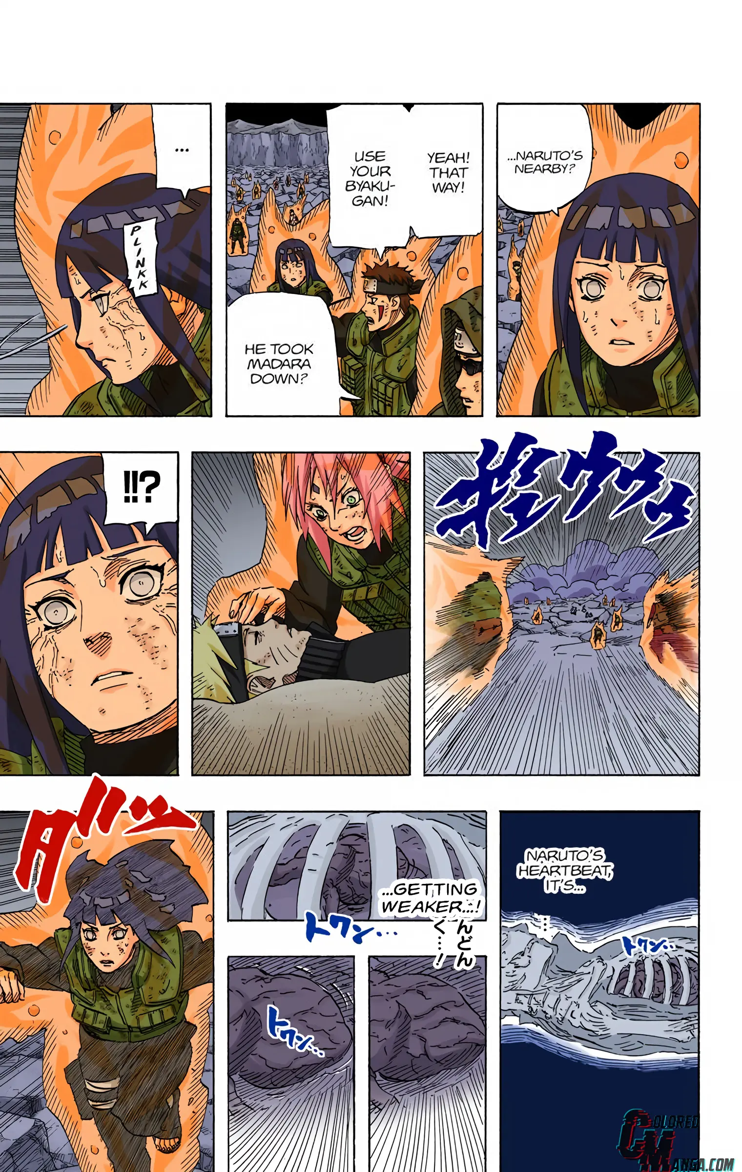 Naruto Colored Manga Online, chapter 662, page 13