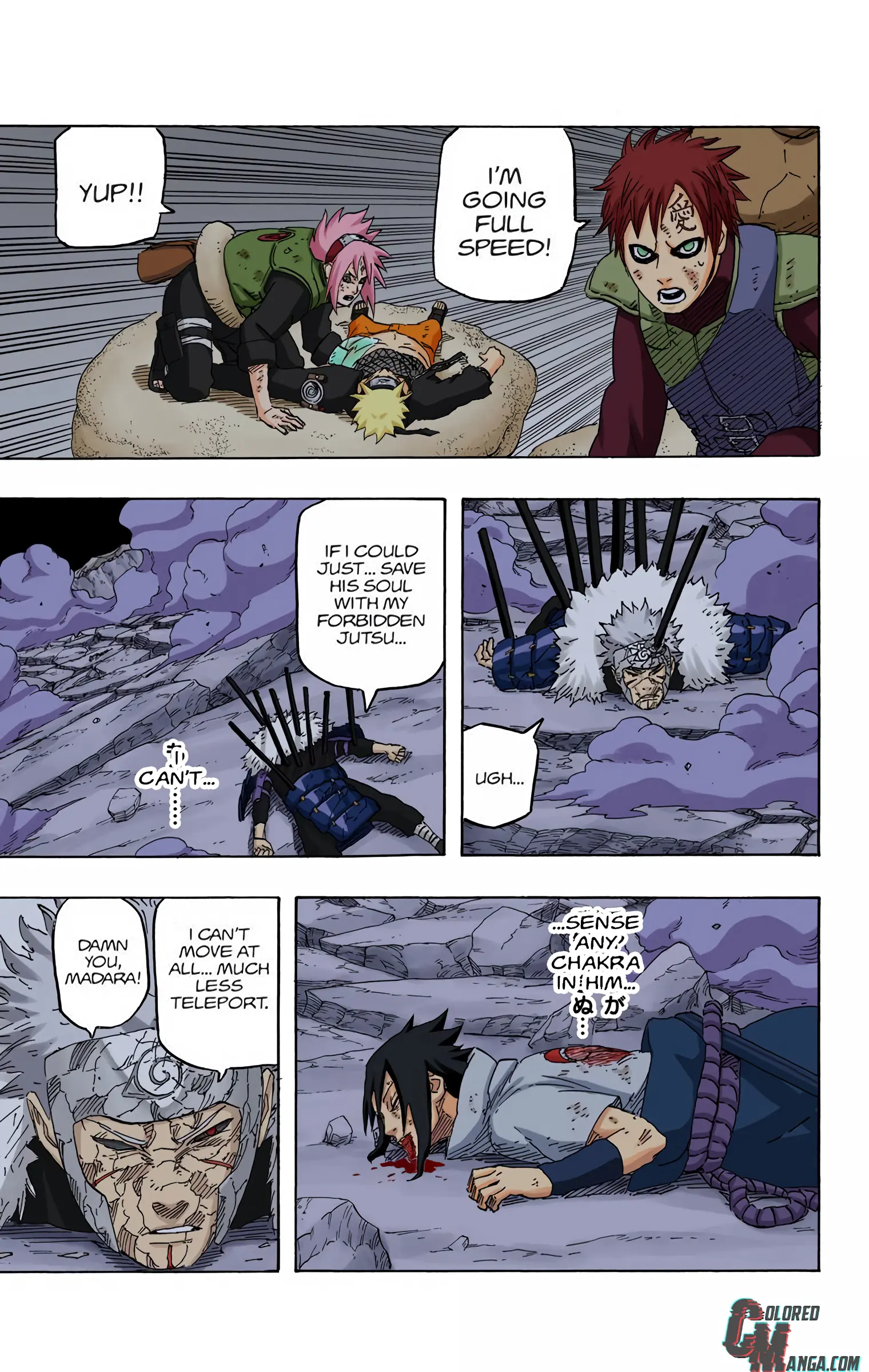 Naruto Colored Manga Online, chapter 663, page 7