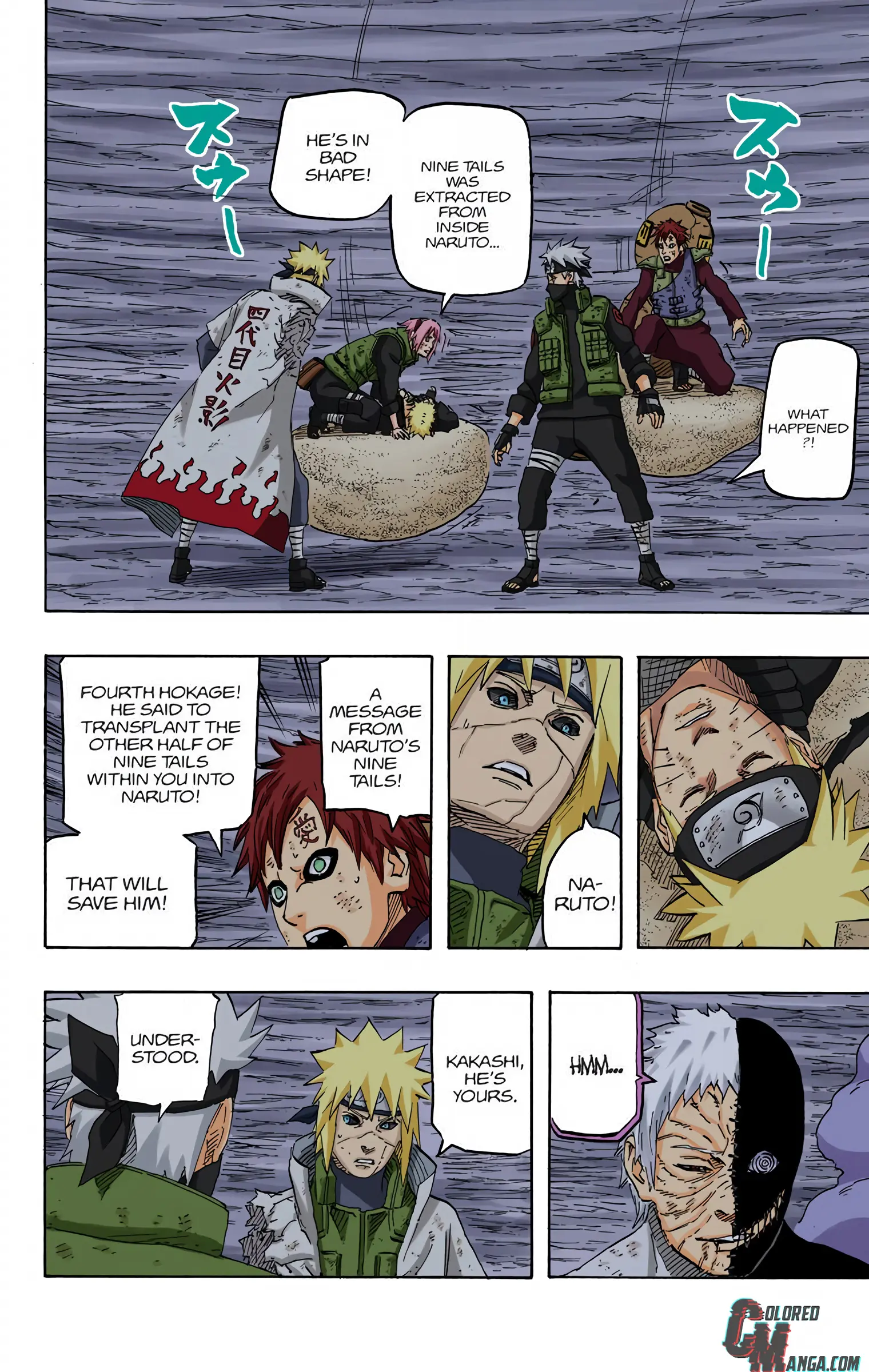 Naruto Colored Manga Online, chapter 664, page 10