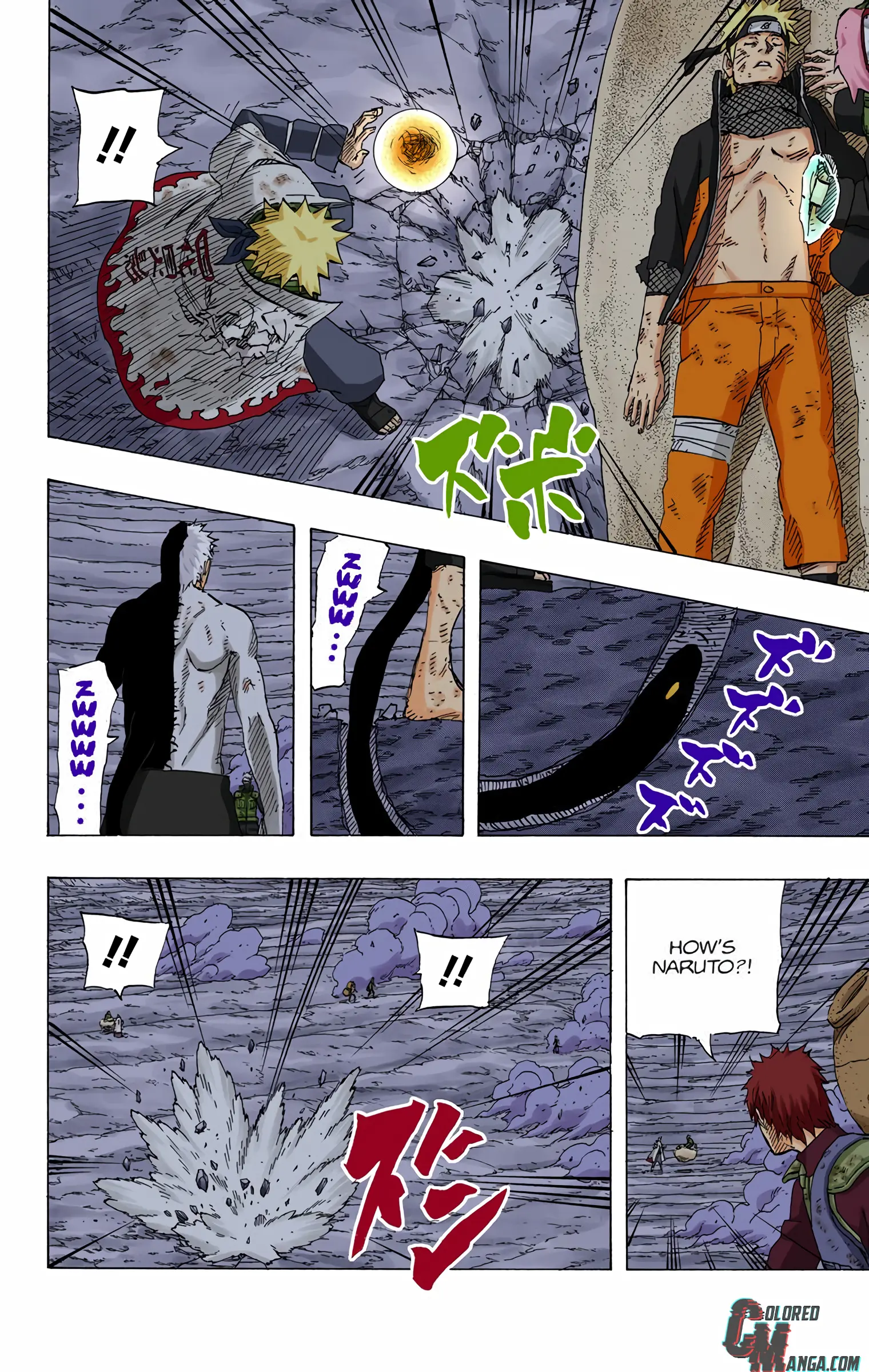 Naruto Colored Manga Online, chapter 664, page 15