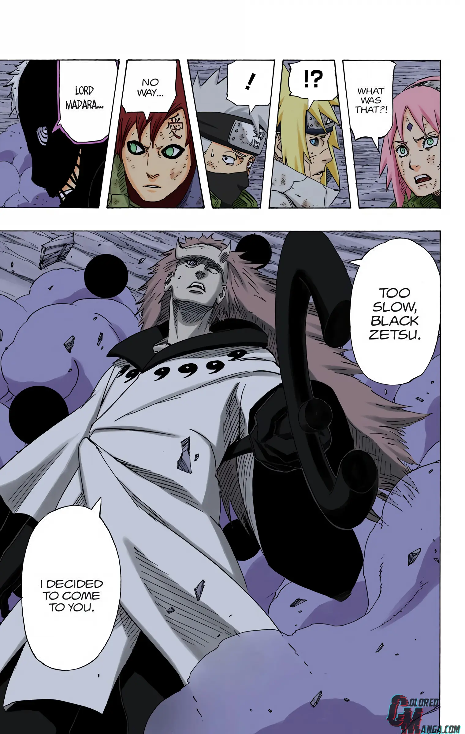 Naruto Colored Manga Online, chapter 664, page 16