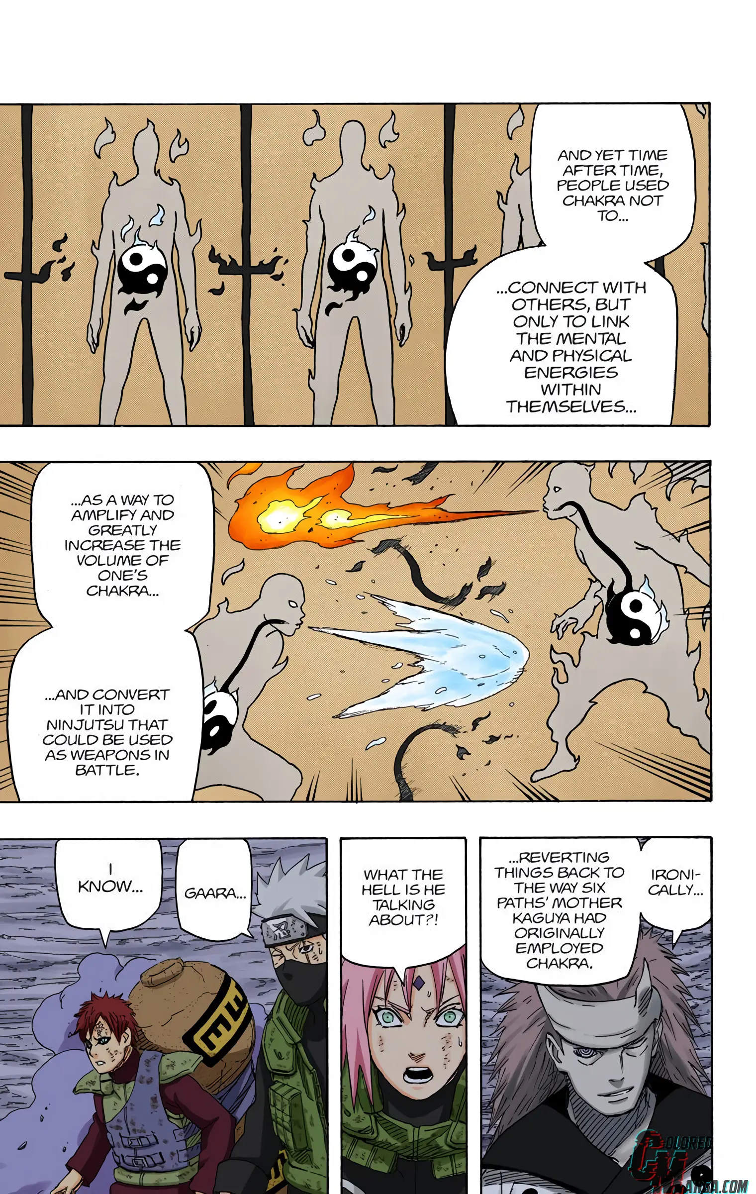 Naruto Colored Manga Online, chapter 665, page 7