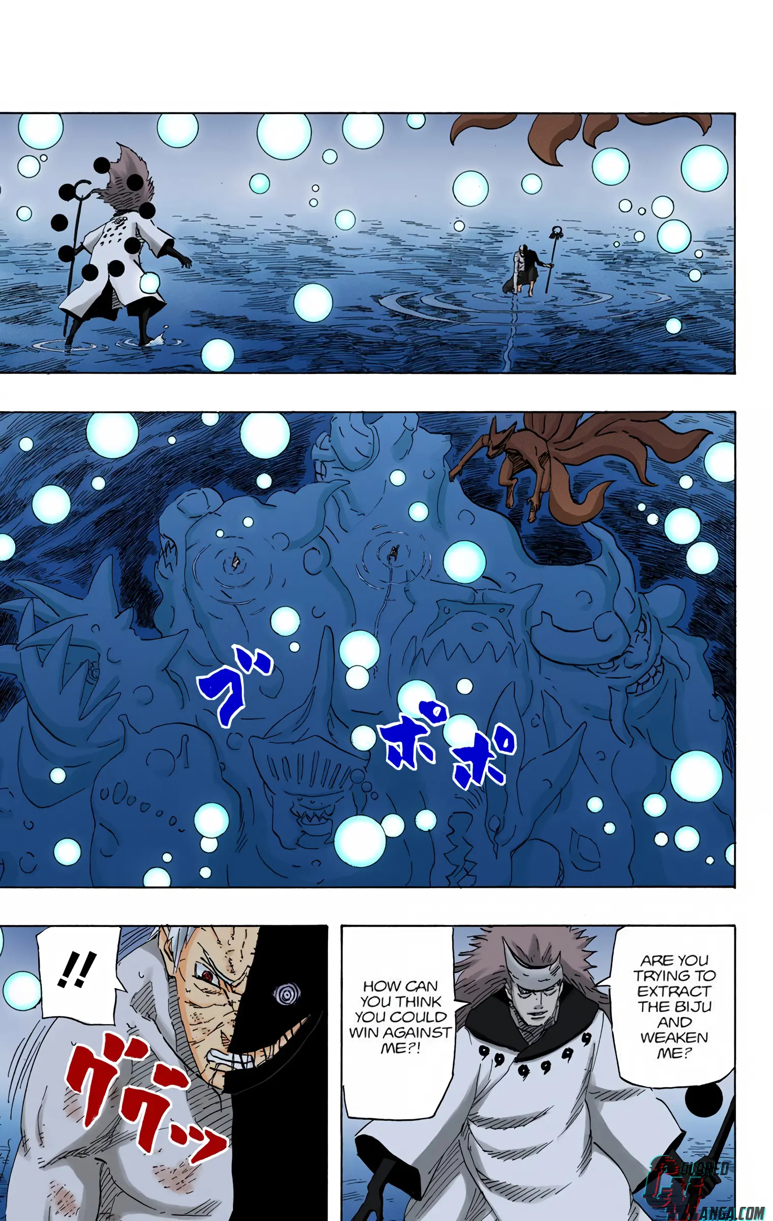 Naruto Colored Manga Online, chapter 666, page 3
