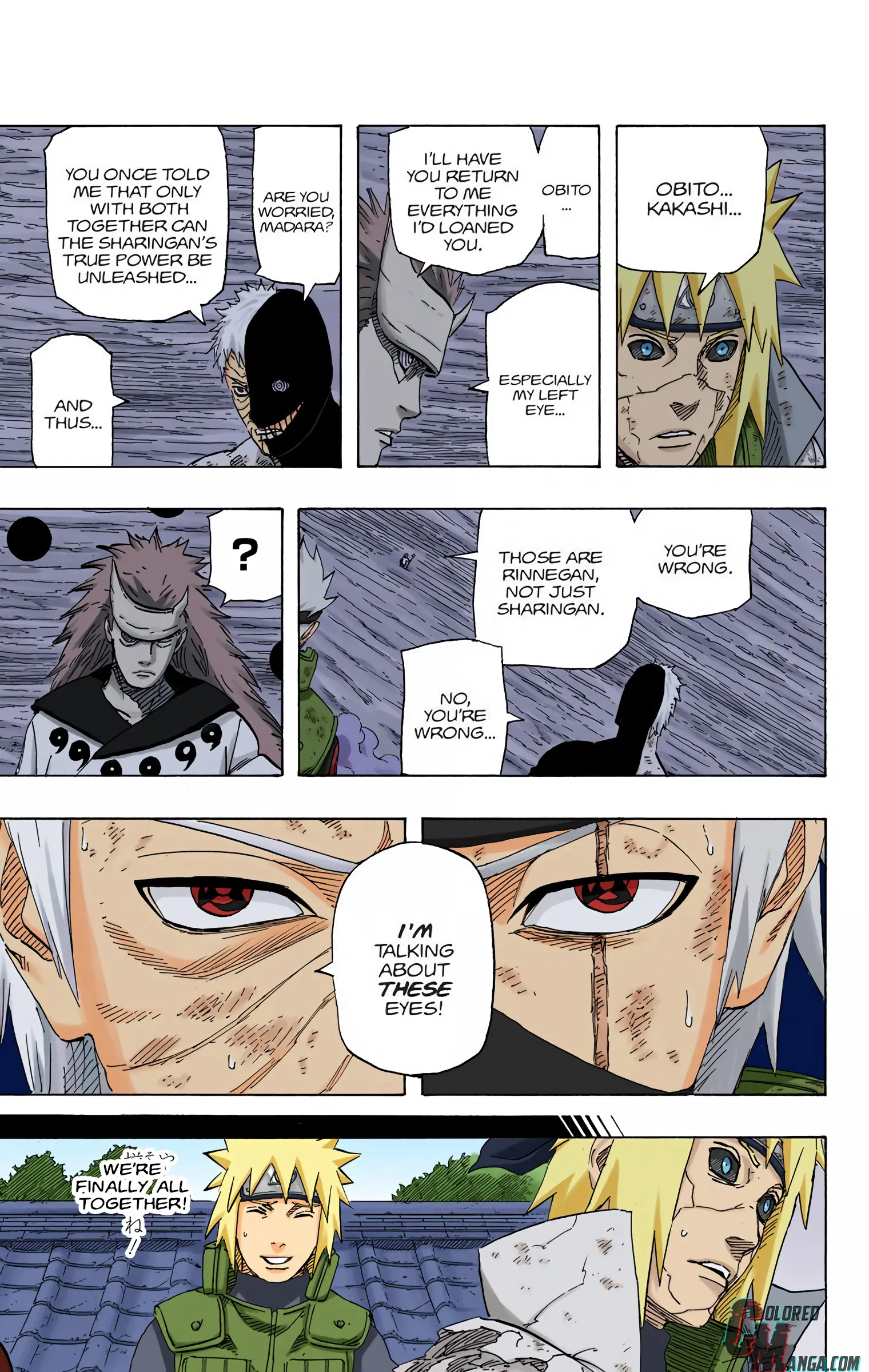 Naruto Colored Manga Online, chapter 666, page 9