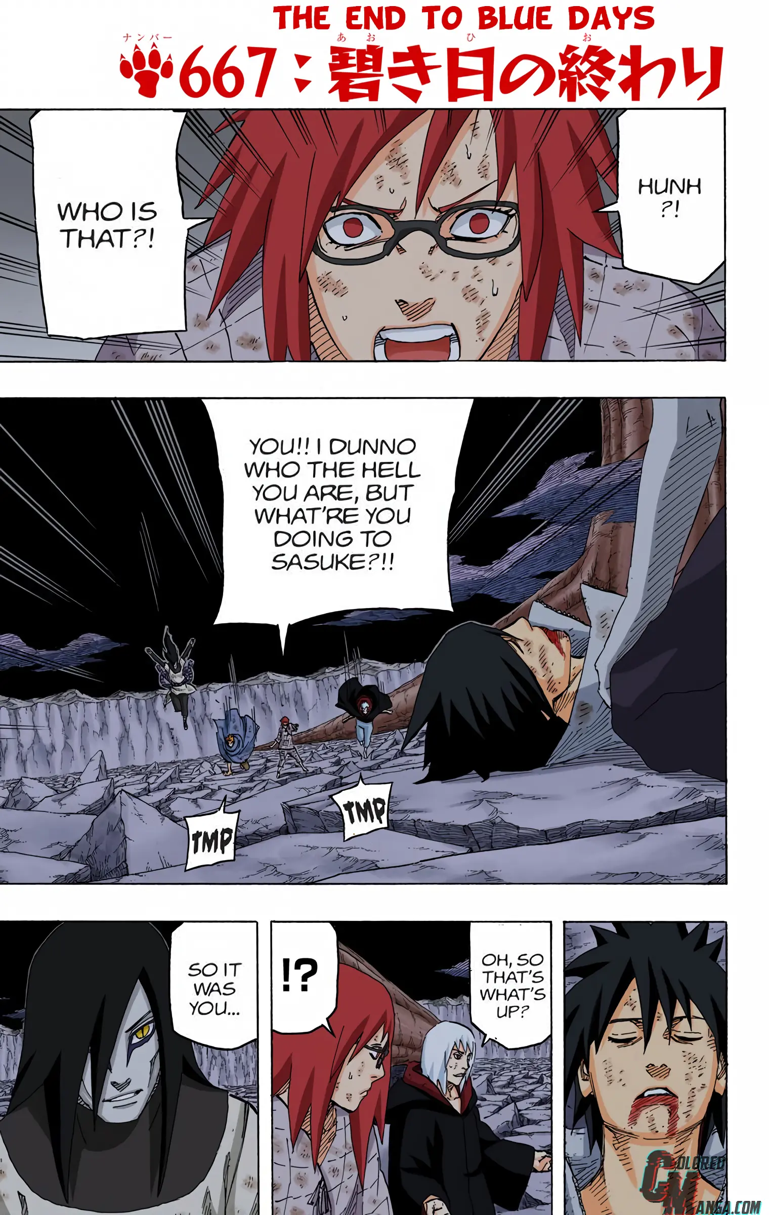 Naruto Colored Manga Online, chapter 667, page 1
