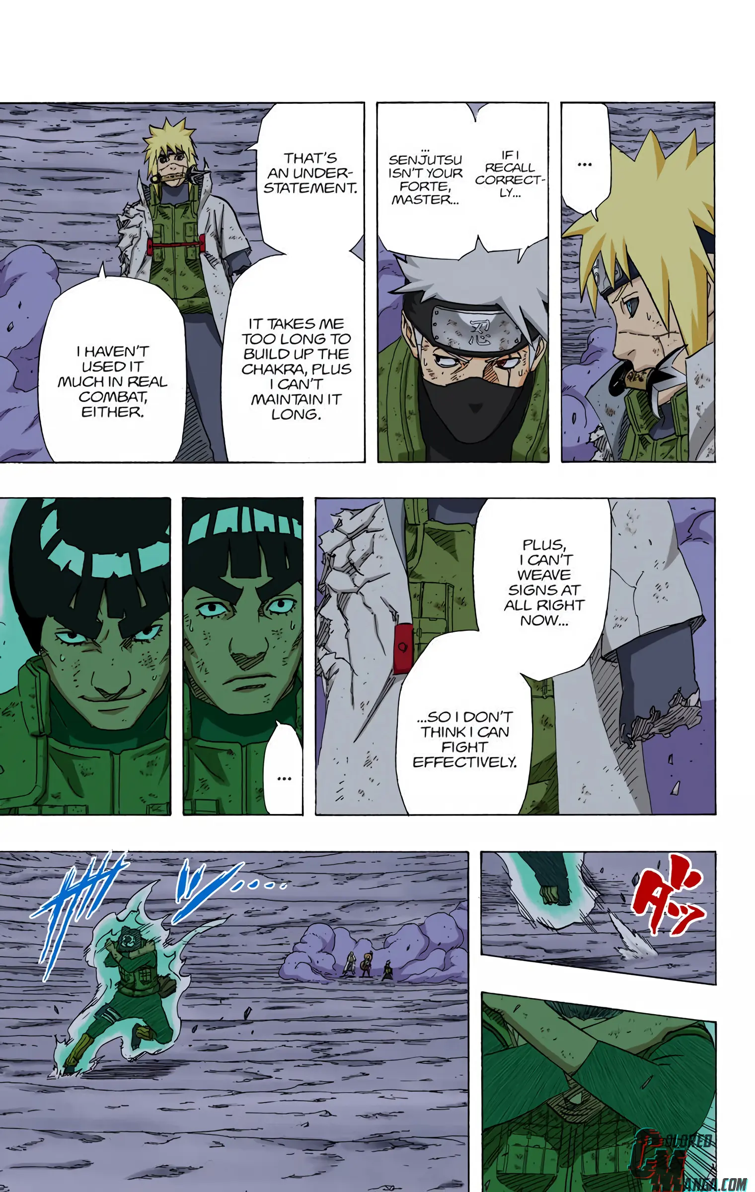 Naruto Colored Manga Online, chapter 667, page 9