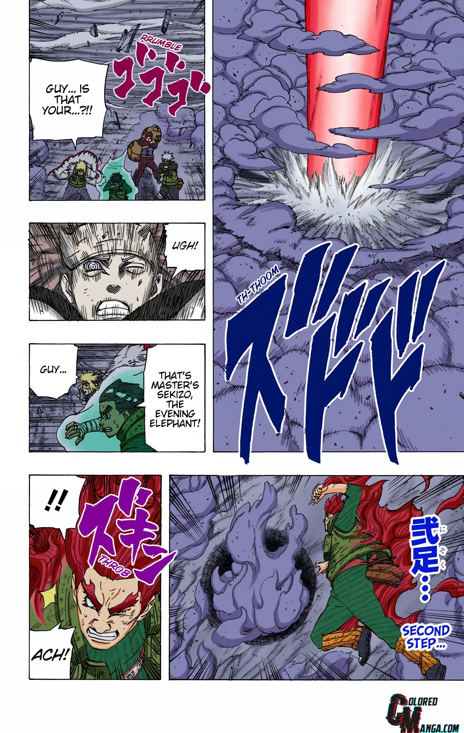Naruto Colored Manga Online, chapter 669, page 8