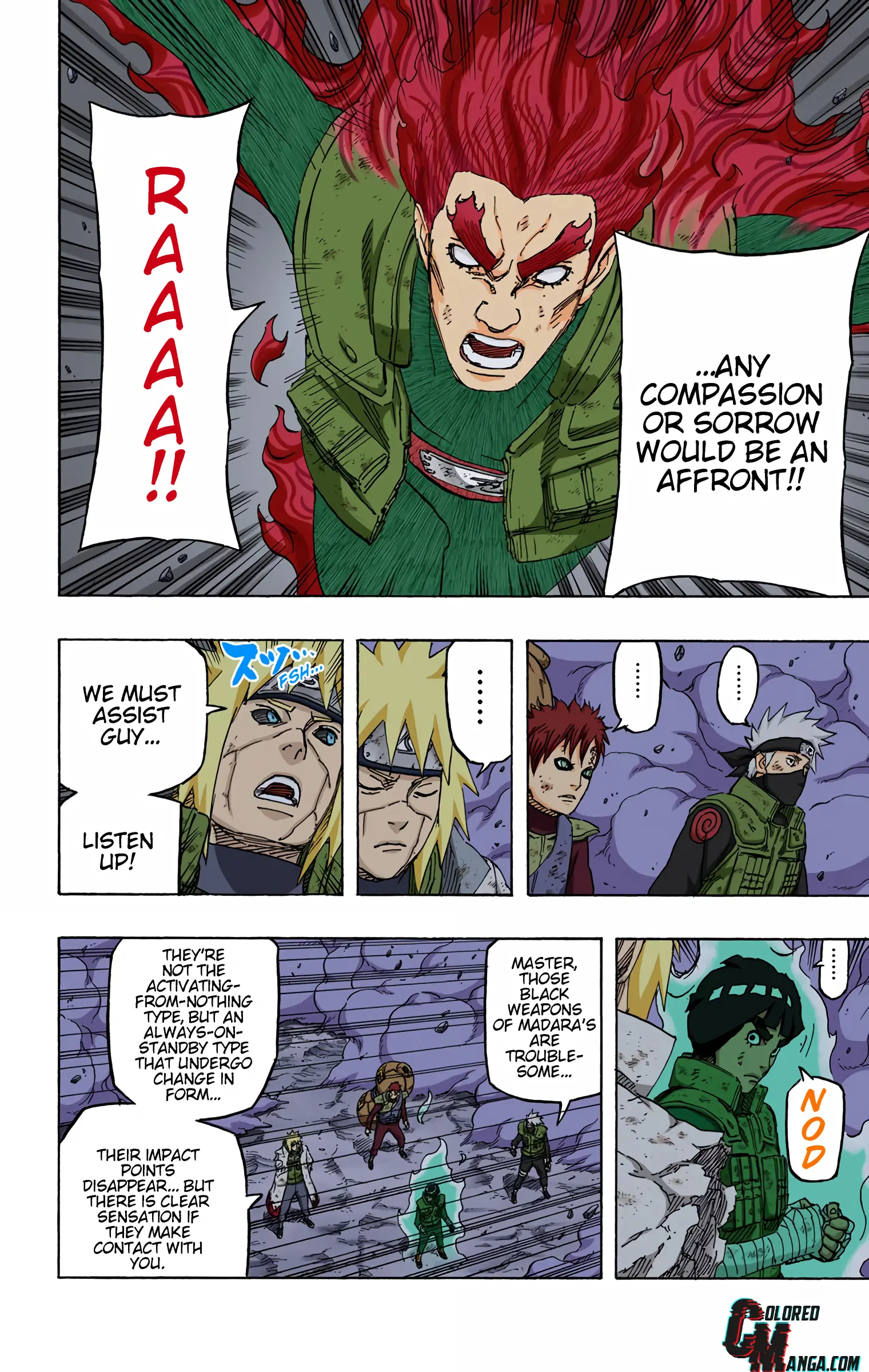 Naruto Colored Manga Online, chapter 669, page 12