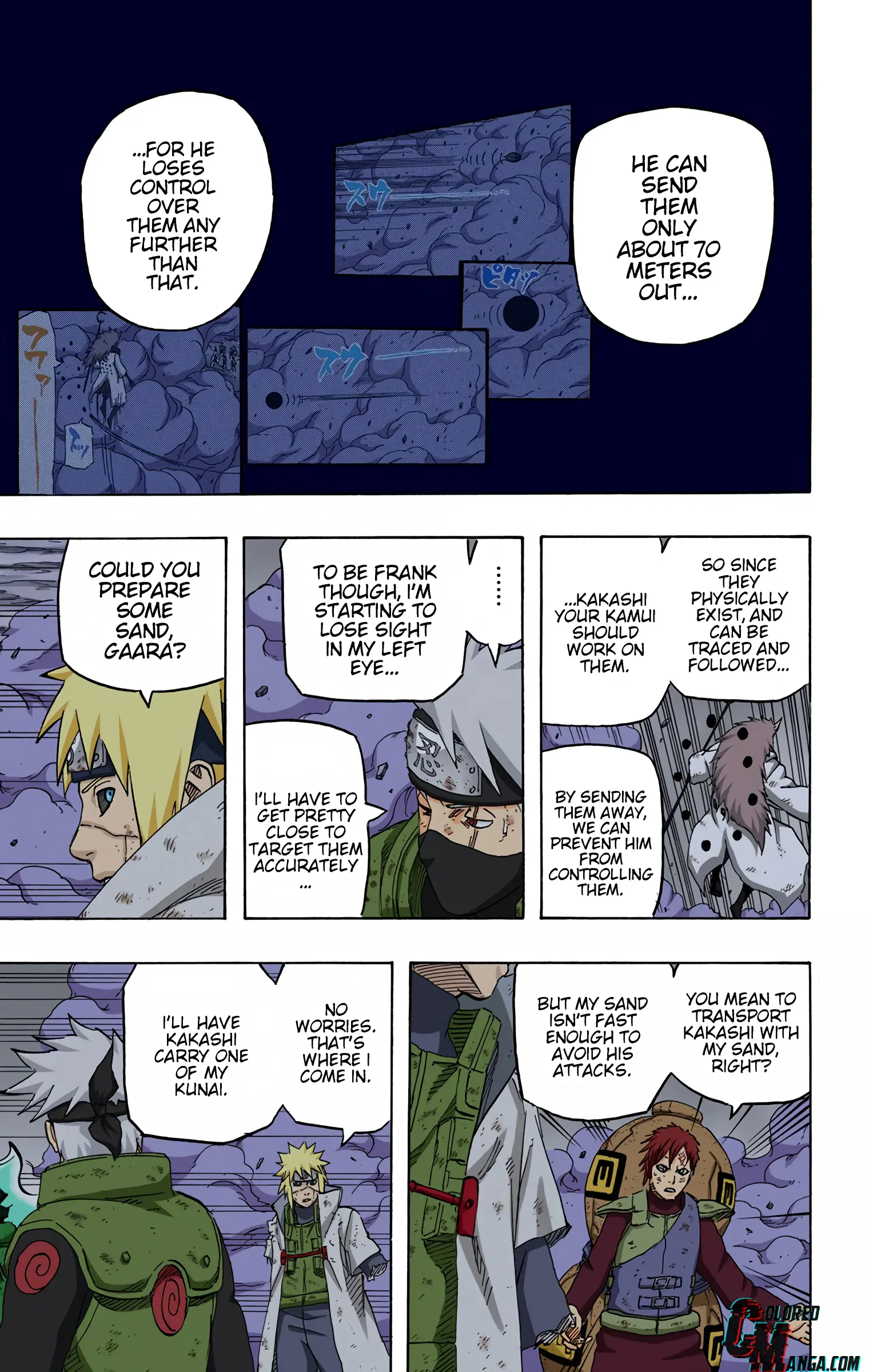 Naruto Colored Manga Online, chapter 669, page 13