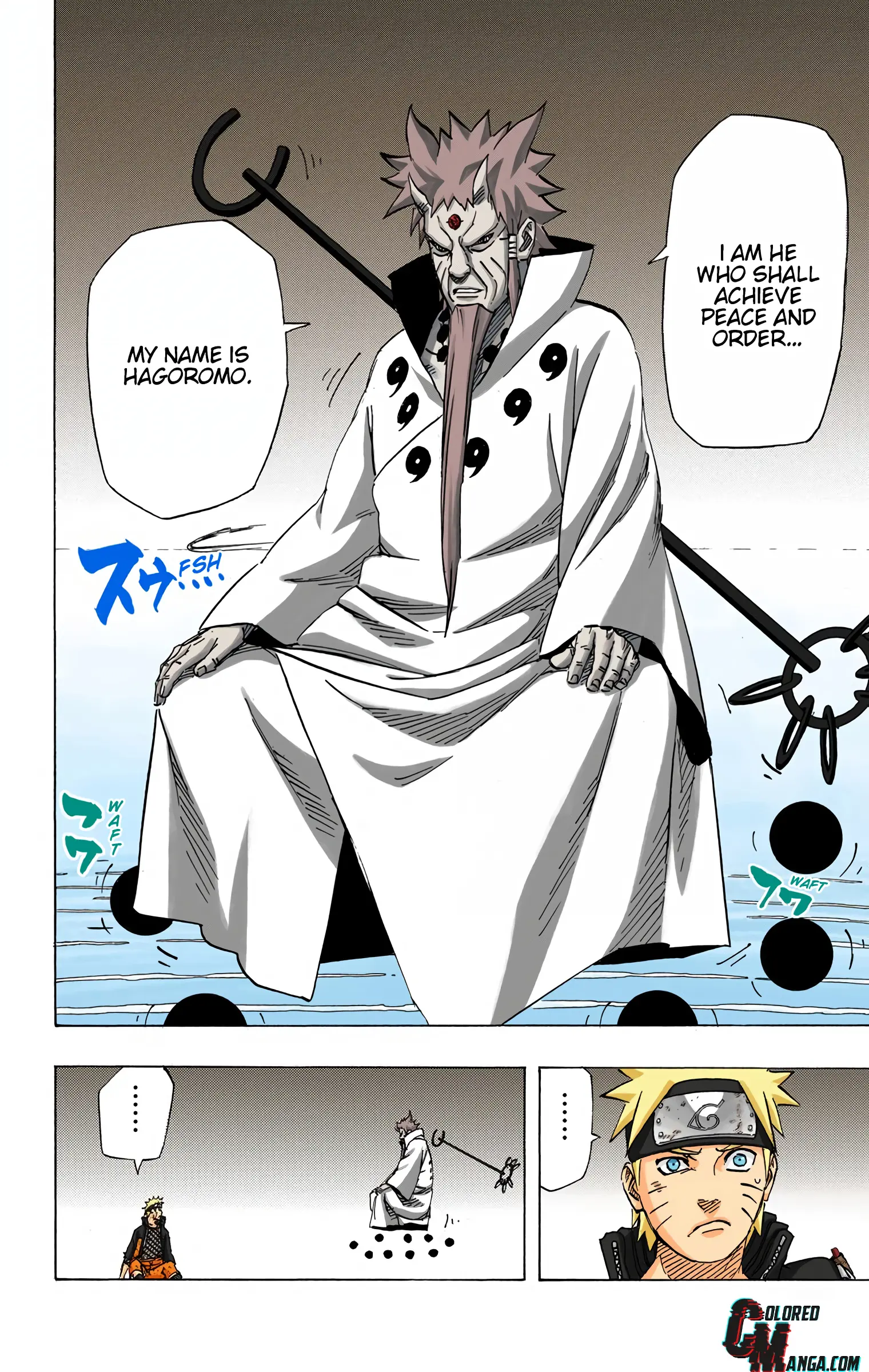 Naruto Colored Manga Online, chapter 670, page 2