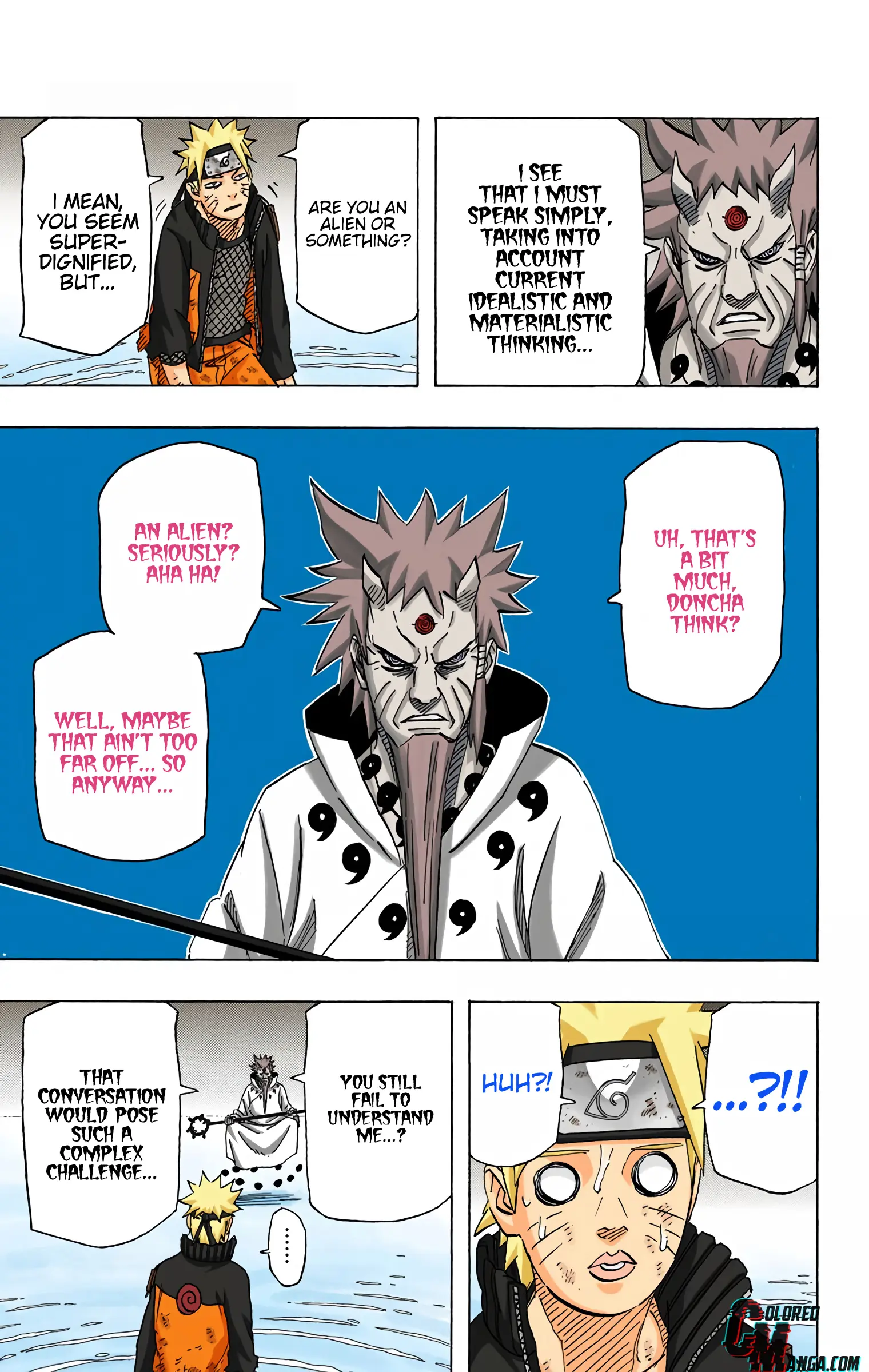 Naruto Colored Manga Online, chapter 670, page 5