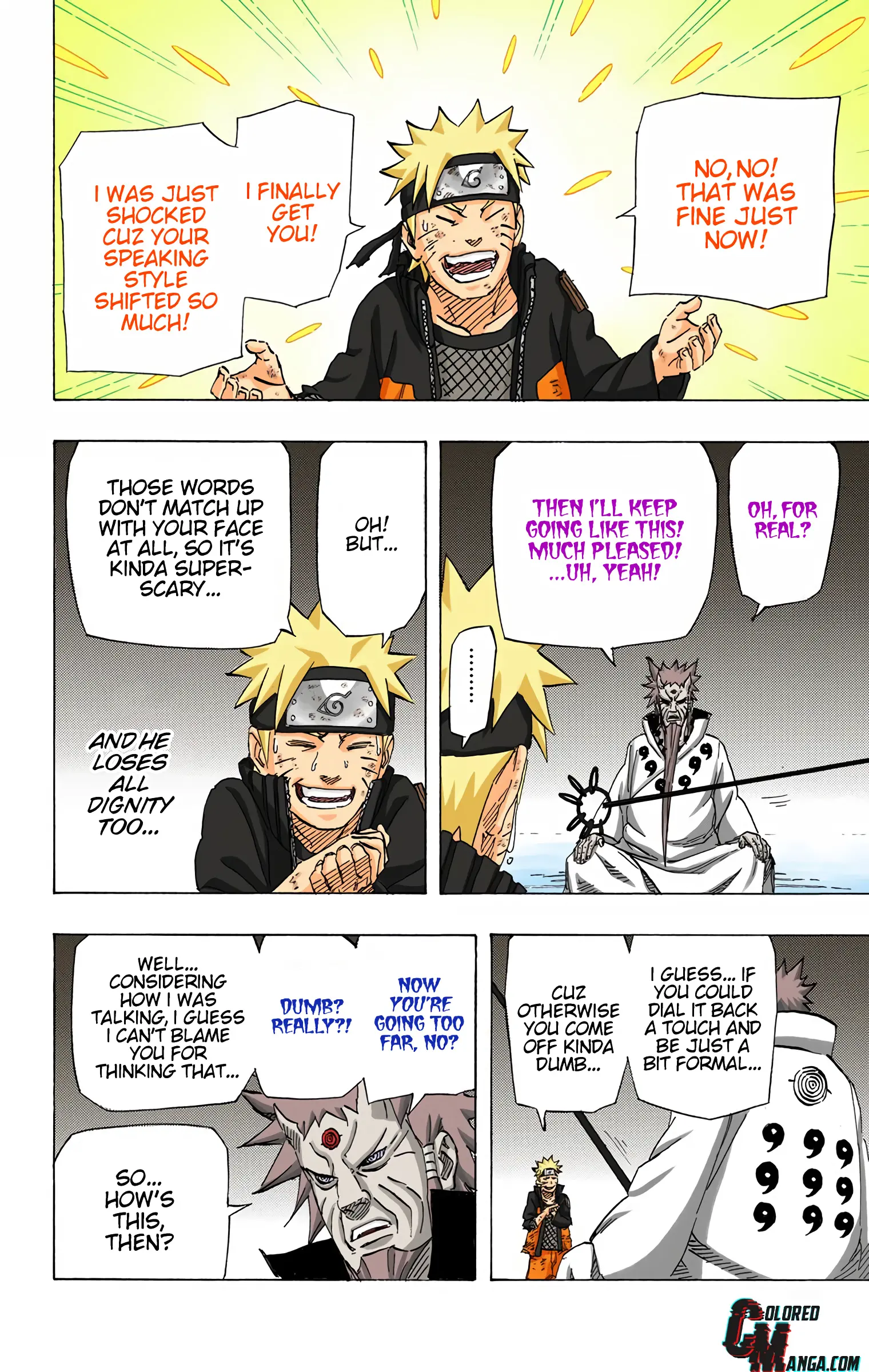 Naruto Colored Manga Online, chapter 670, page 6