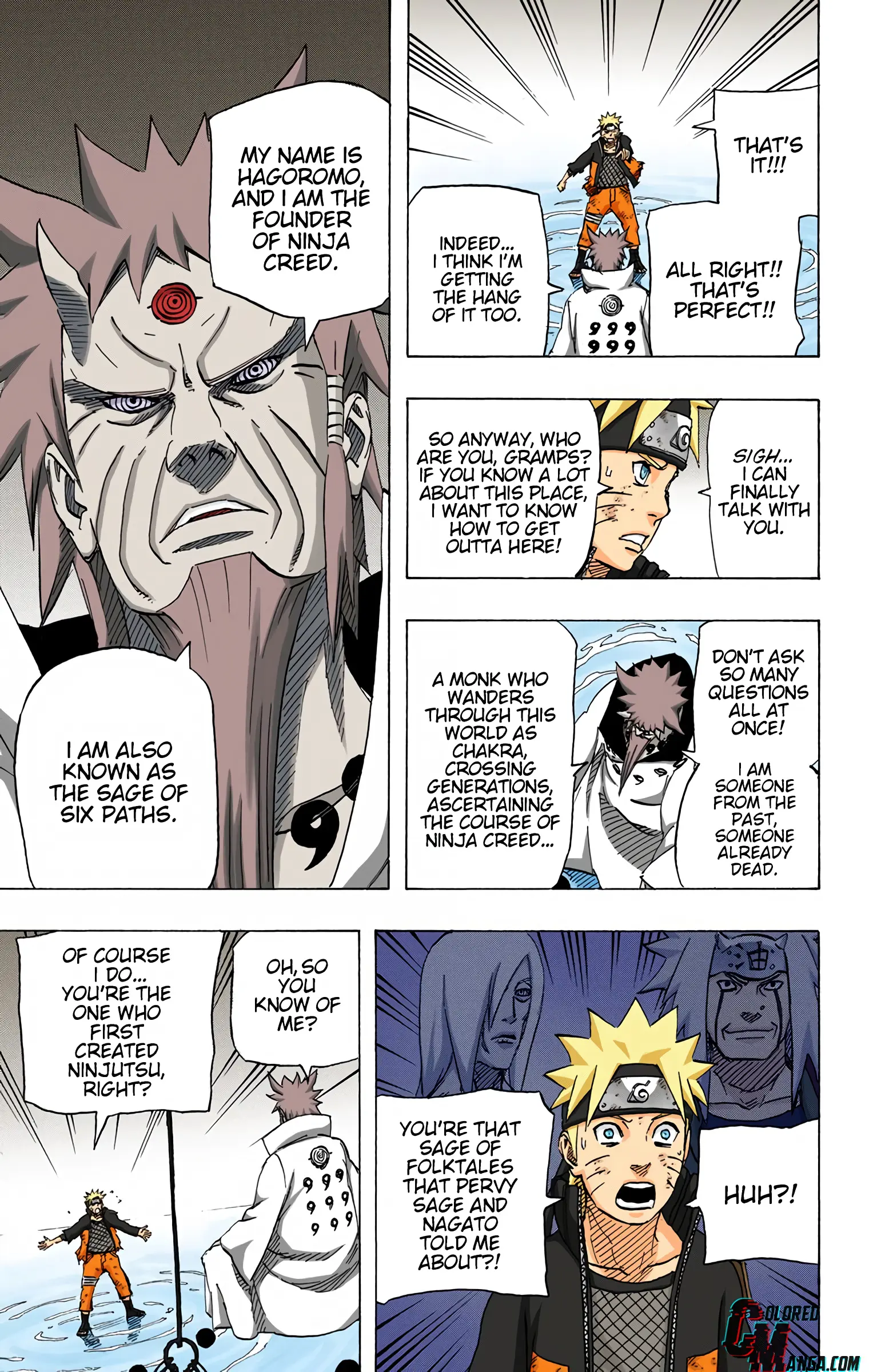 Naruto Colored Manga Online, chapter 670, page 7