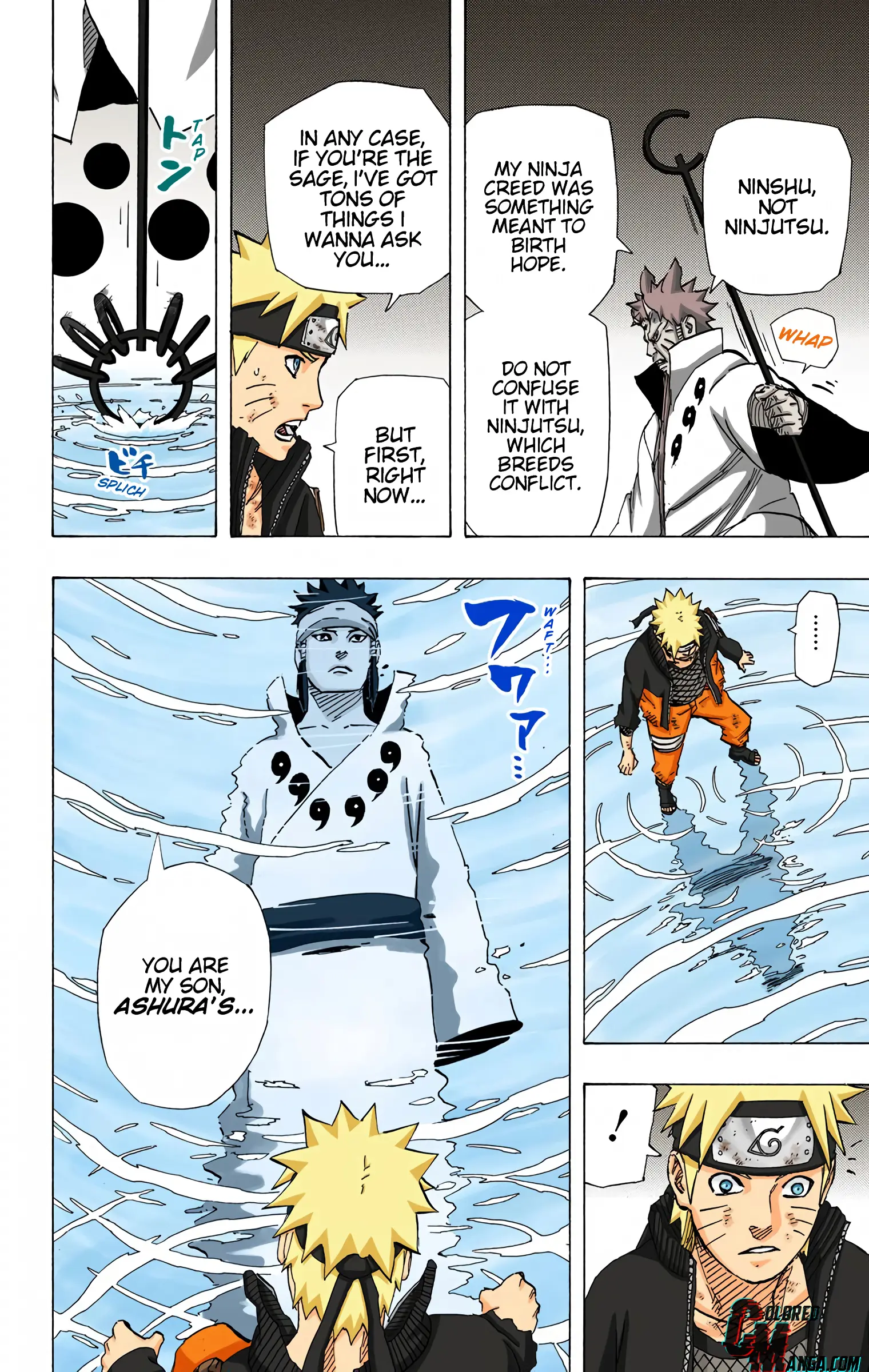 Naruto Colored Manga Online, chapter 670, page 8