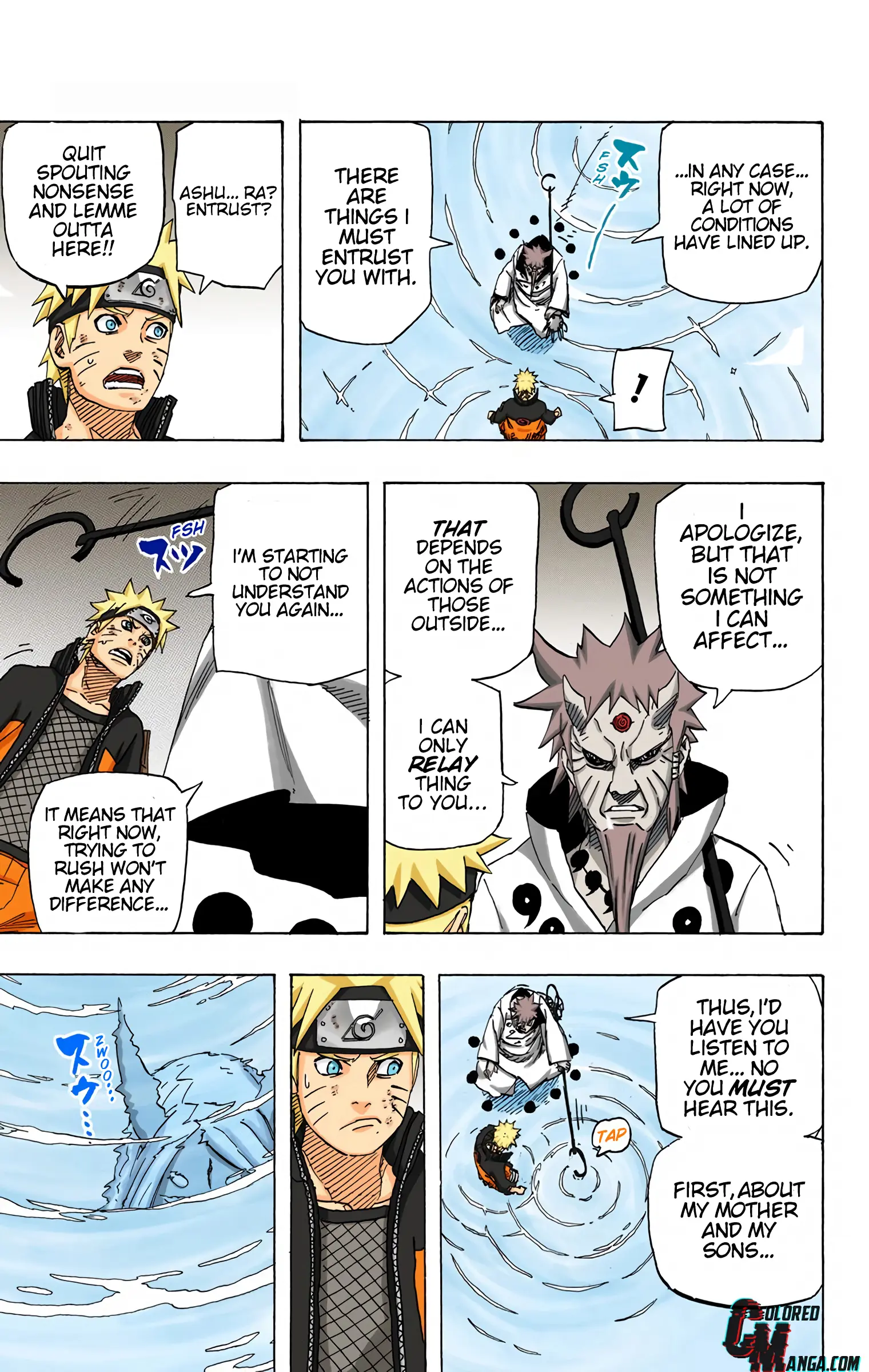Naruto Colored Manga Online, chapter 670, page 9