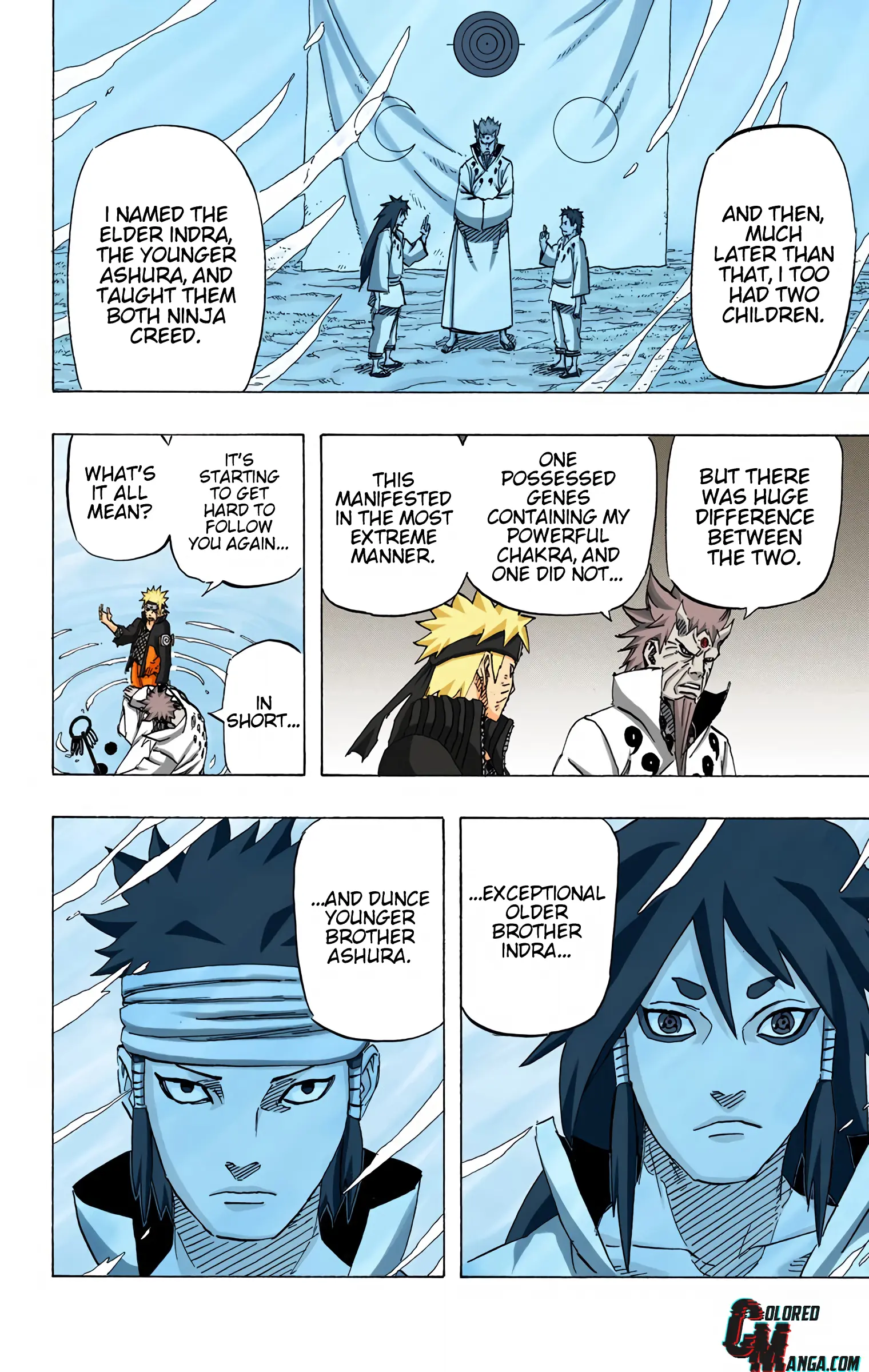 Naruto Colored Manga Online, chapter 670, page 12