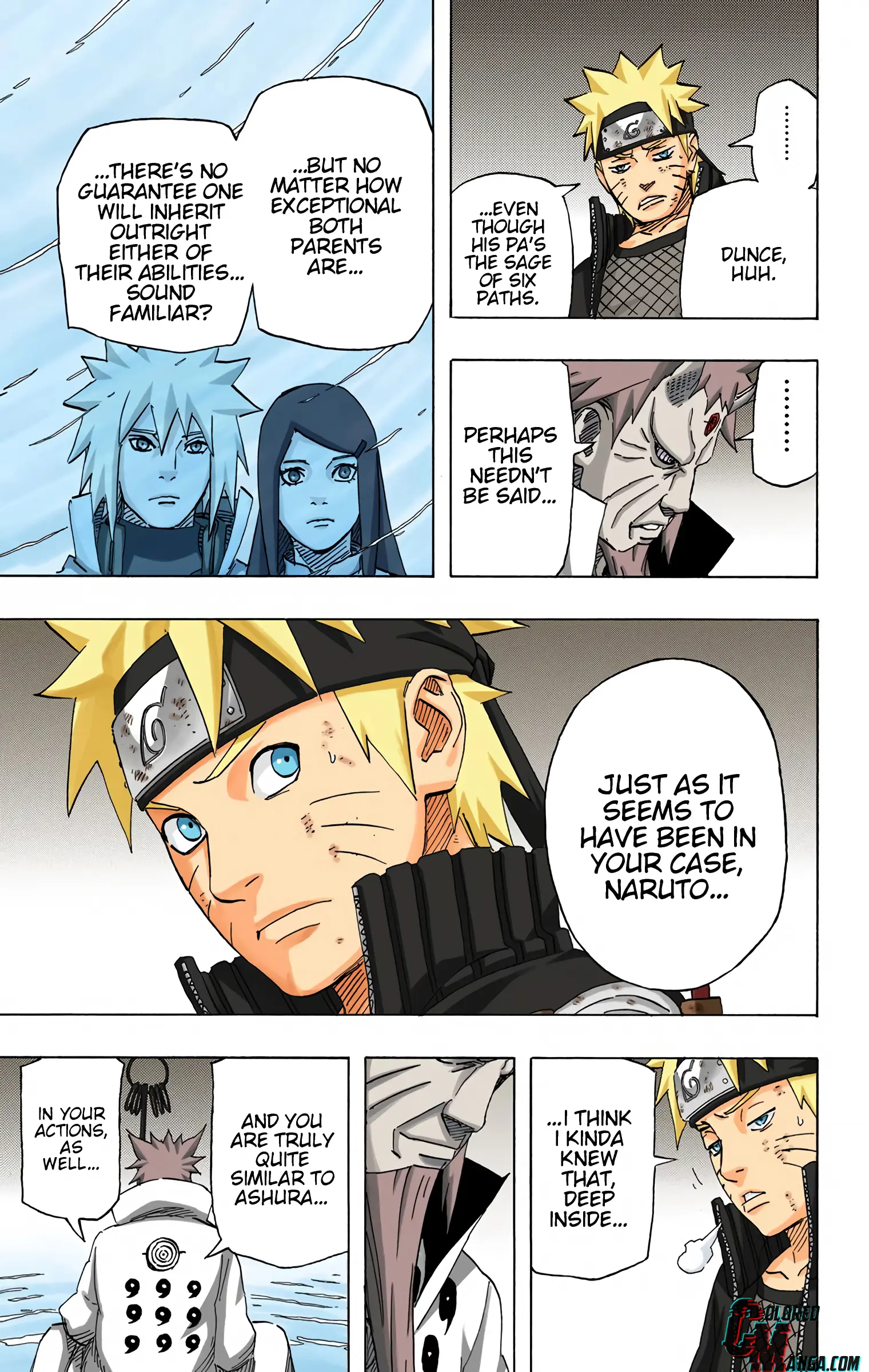 Naruto Colored Manga Online, chapter 670, page 13