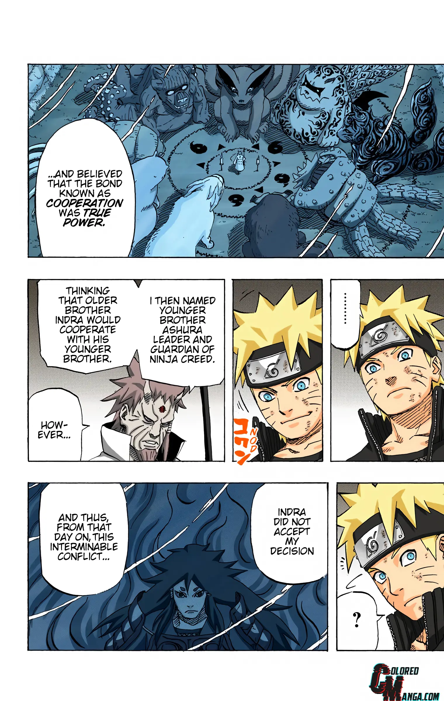 Naruto Colored Manga Online, chapter 670, page 16