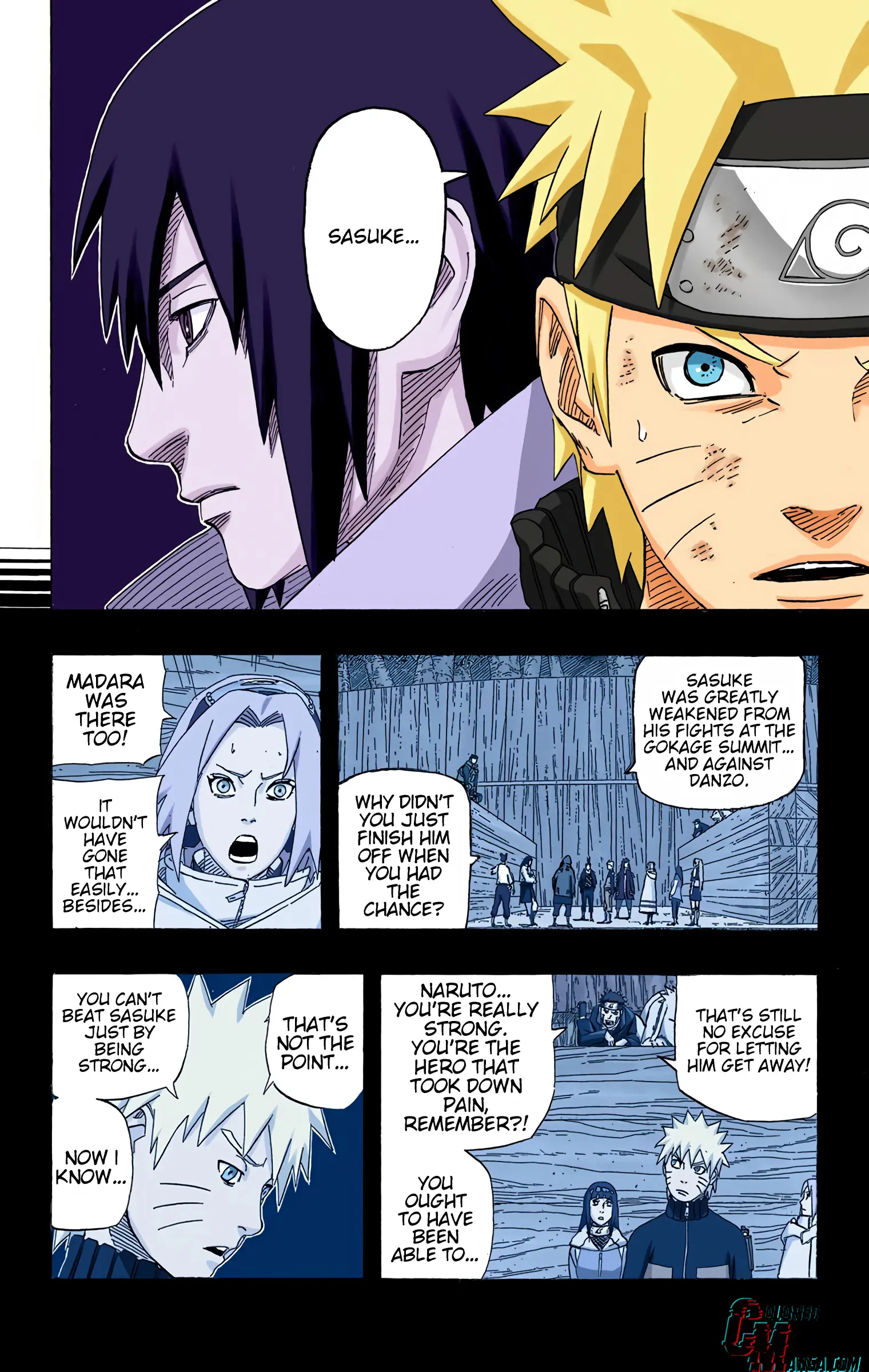 Naruto Colored Manga Online, chapter 671, page 5