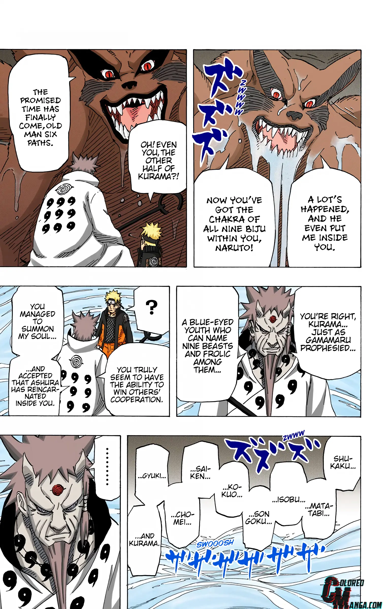 Naruto Colored Manga Online, chapter 671, page 12
