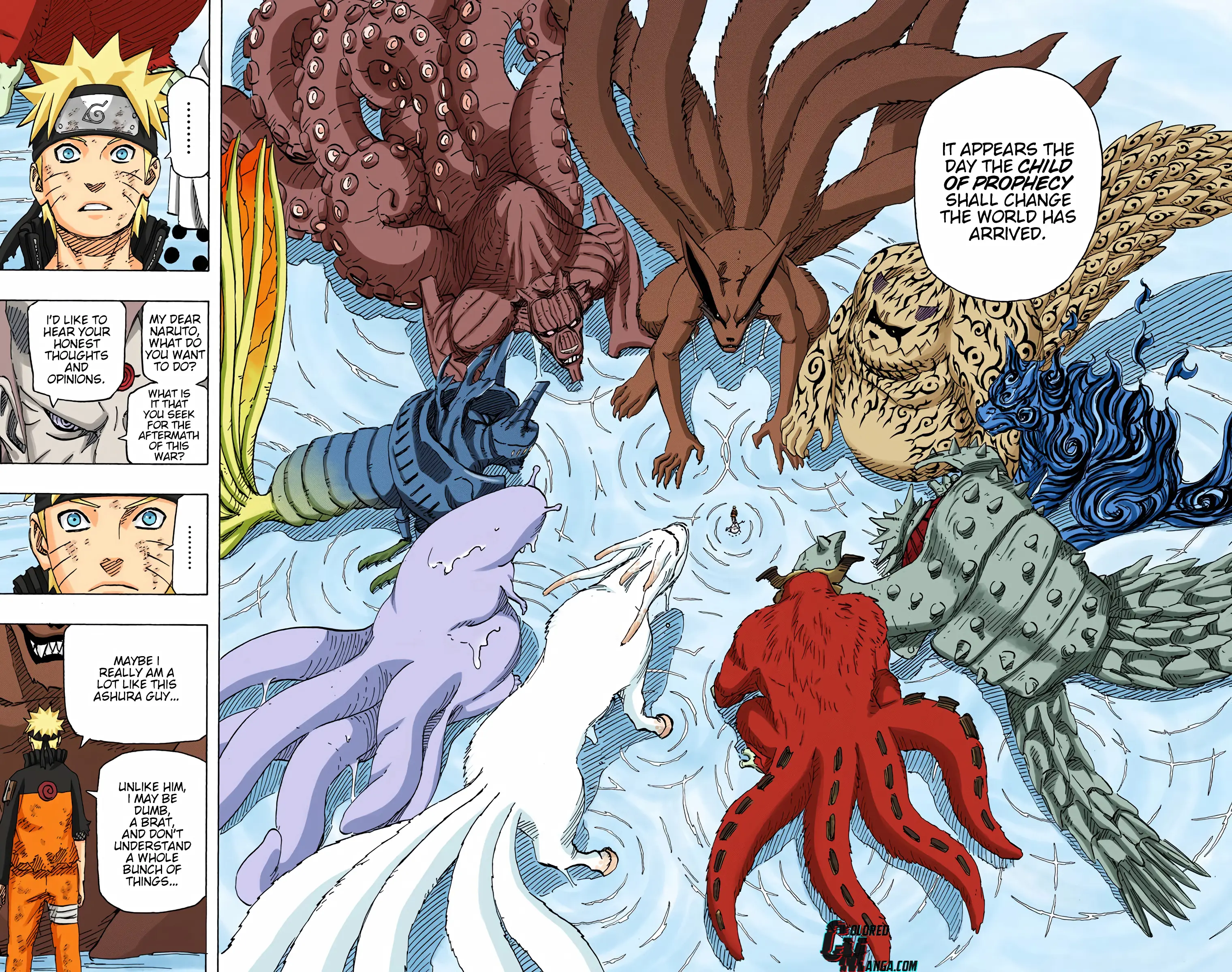 Naruto Colored Manga Online, chapter 671, page 13