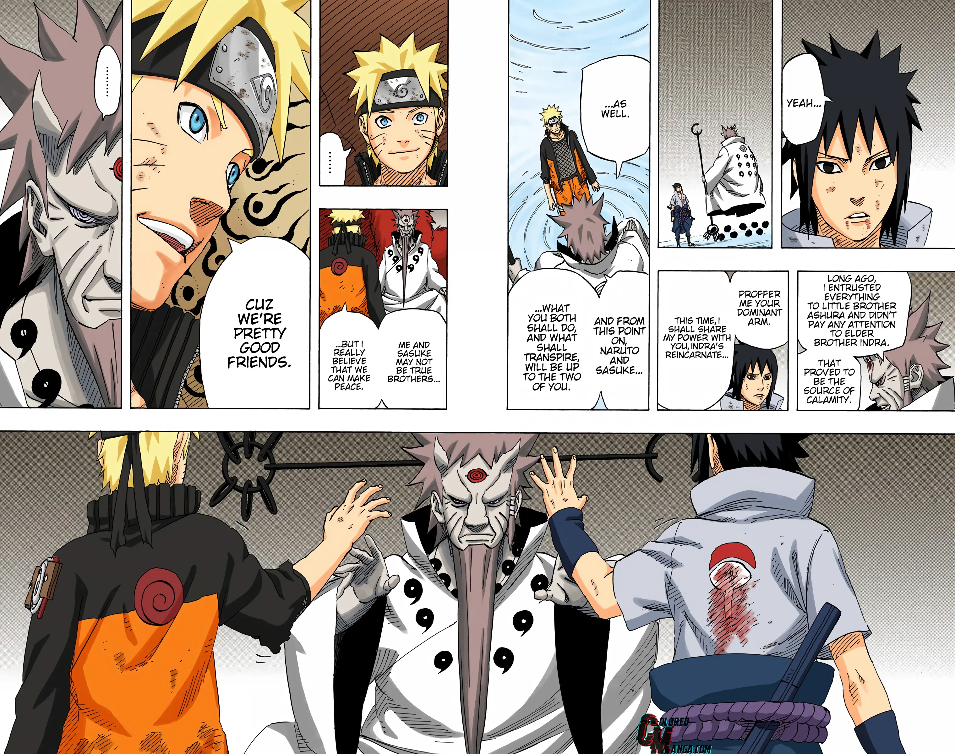 Naruto Colored Manga Online, chapter 671, page 16