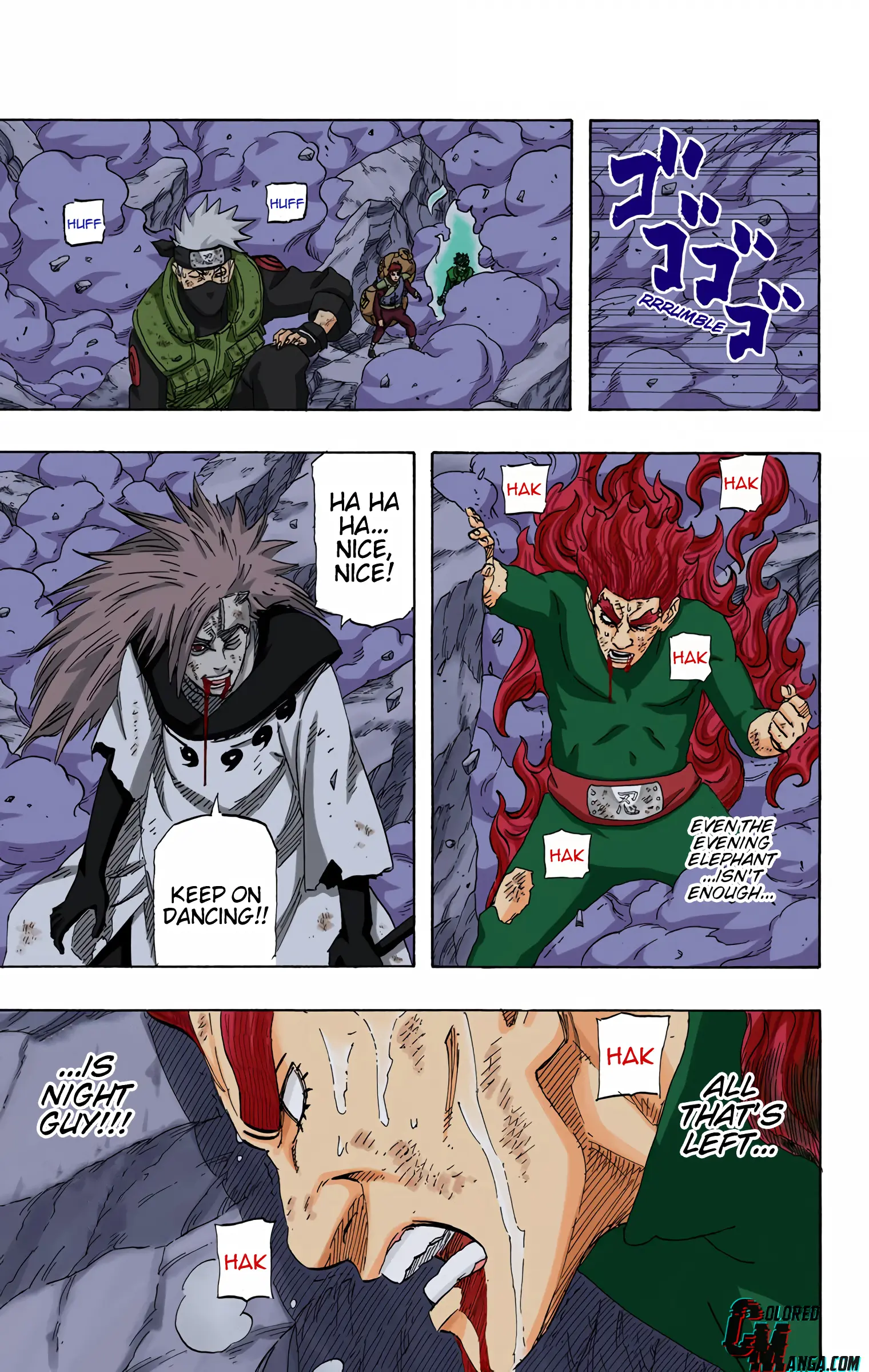 Naruto Colored Manga Online, chapter 671, page 18