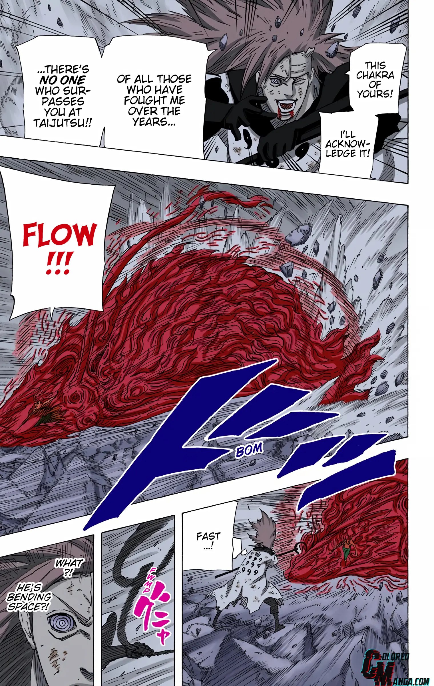 Naruto Colored Manga Online, chapter 672, page 8